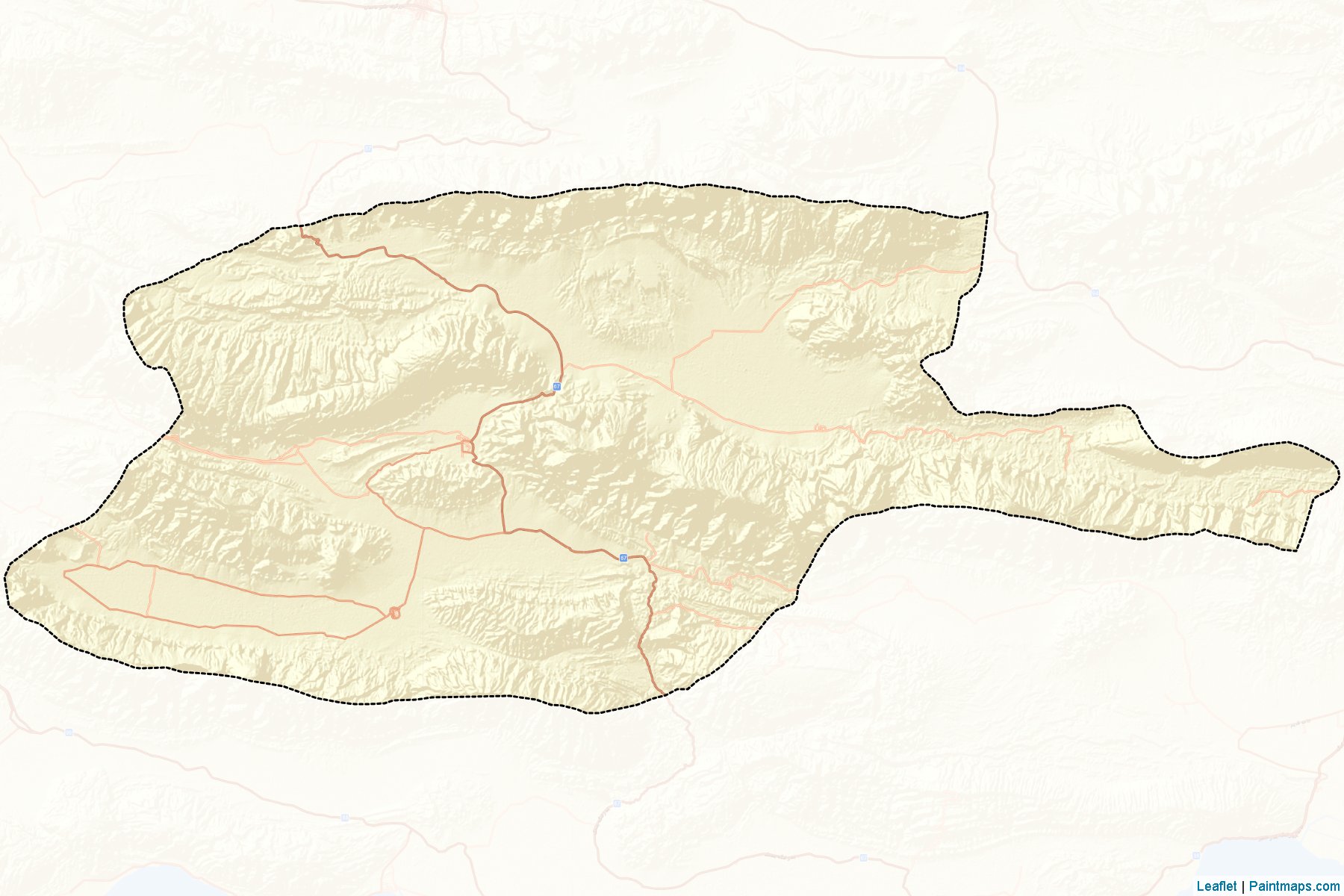 Muestras de recorte de mapas Bastak (Hormozgan)-2