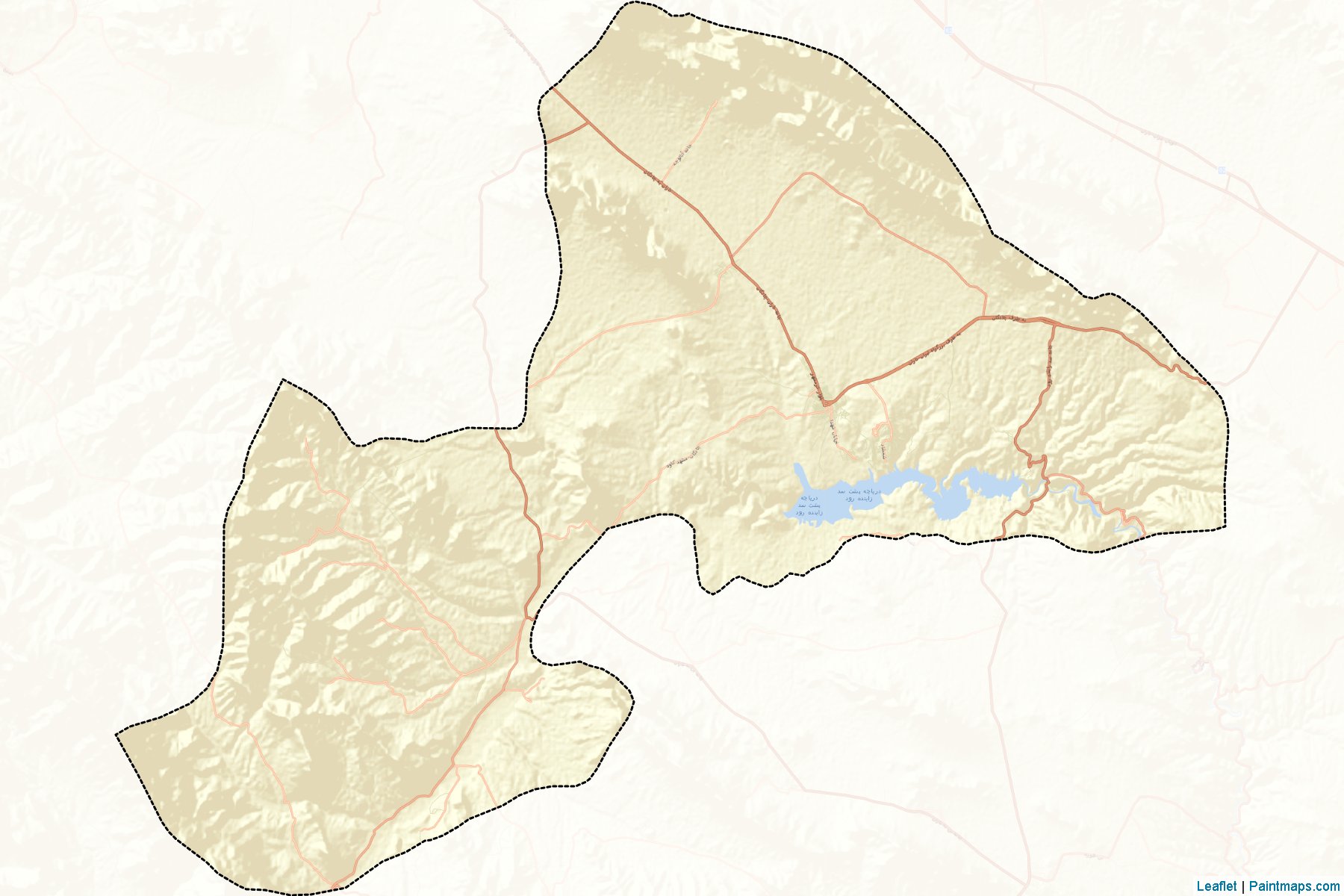 Chadegan (Esfahan) Map Cropping Samples-2