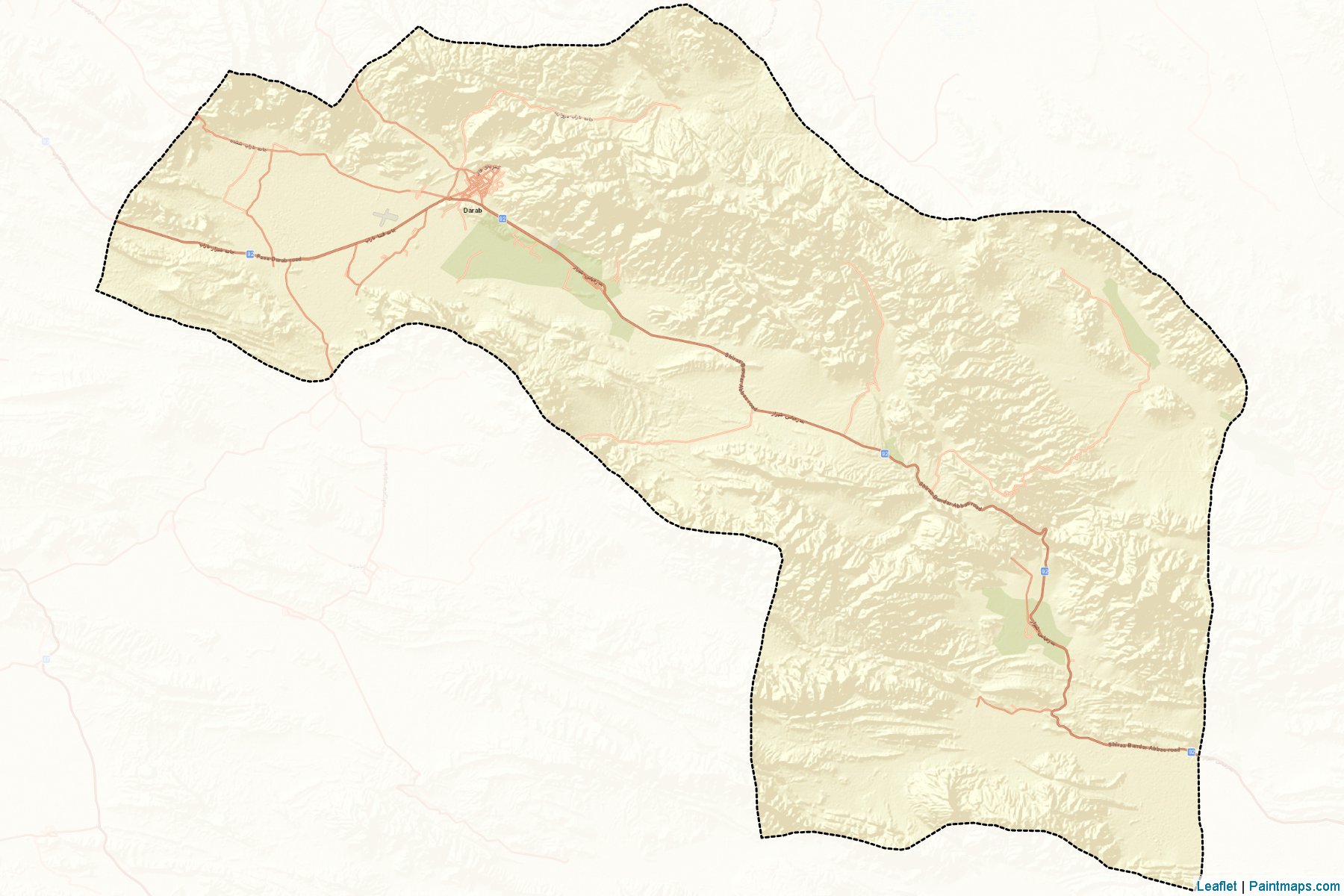 Muestras de recorte de mapas Darab (Fars)-2