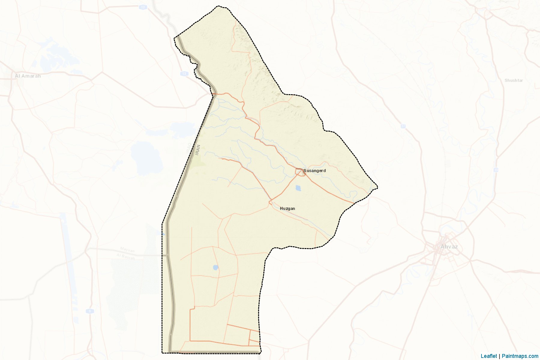 Dasht-e-Azadegan (Khuzestan) Map Cropping Samples-2