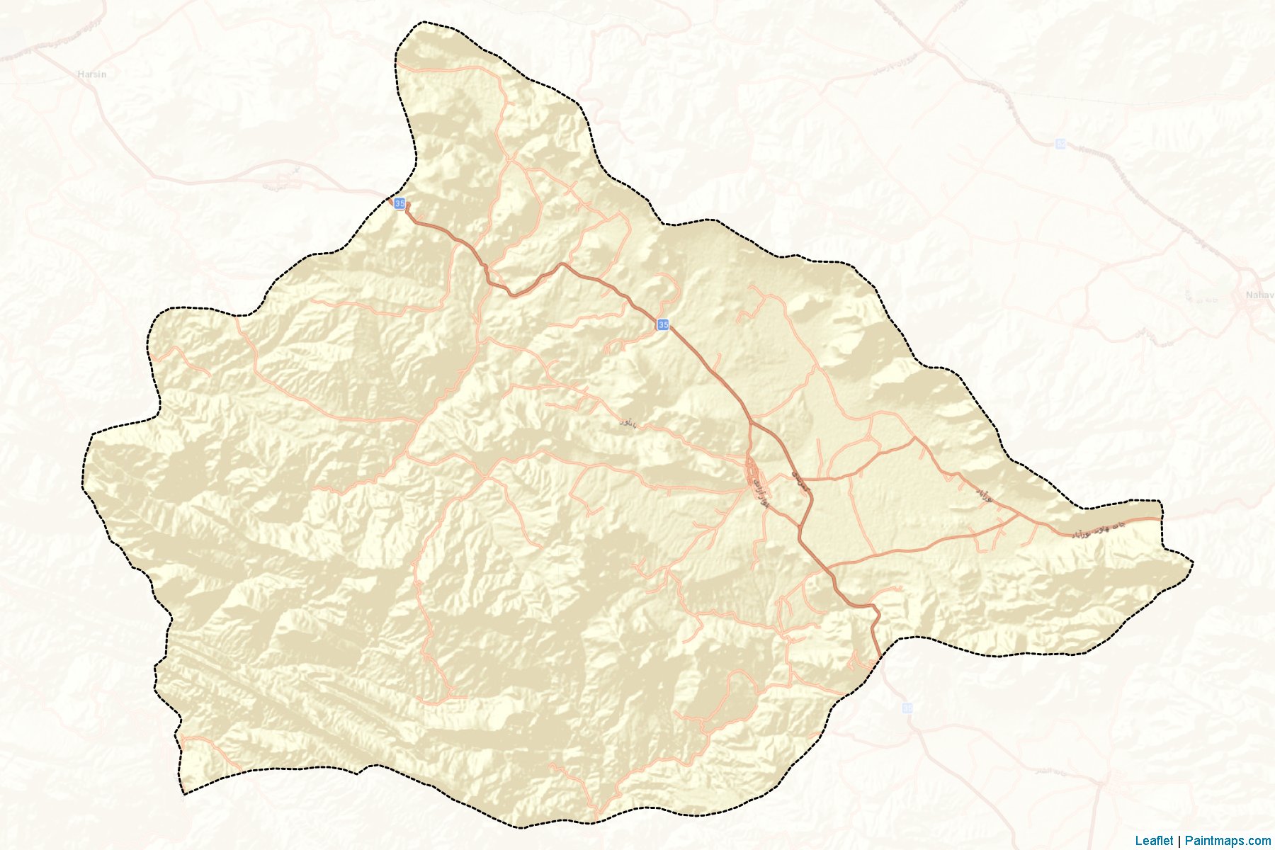 Dalfan (Lorestan) Map Cropping Samples-2