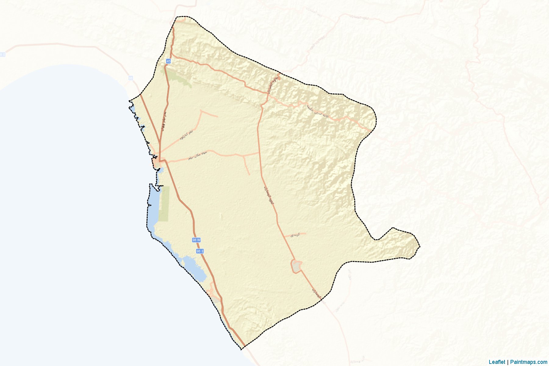 Deylam (Bushehr) Map Cropping Samples-2