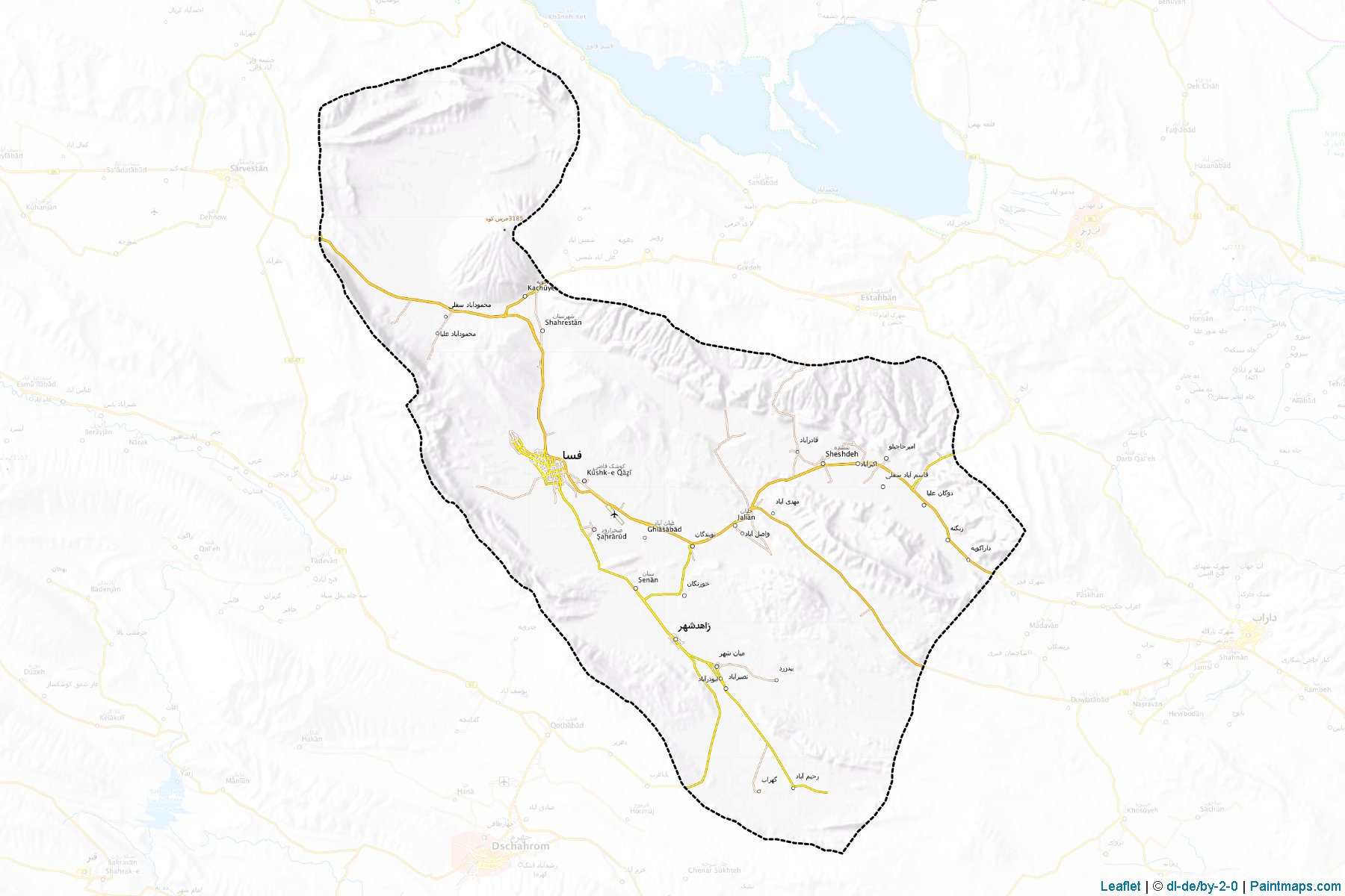 Fasa (Fars) Map Cropping Samples-1