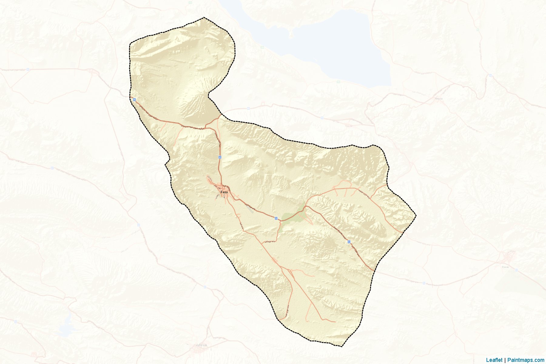 Fasa (Fars) Map Cropping Samples-2