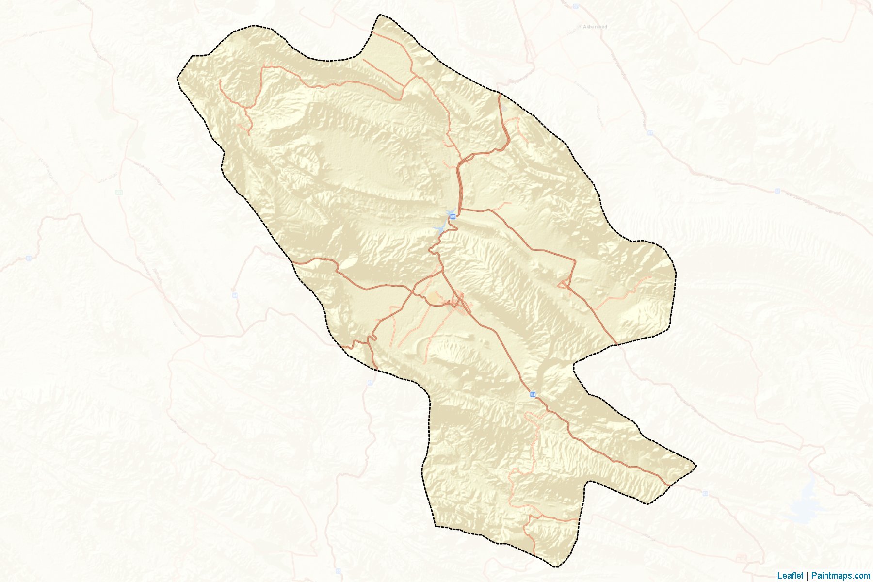 Muestras de recorte de mapas Firuzabad (Fars)-2