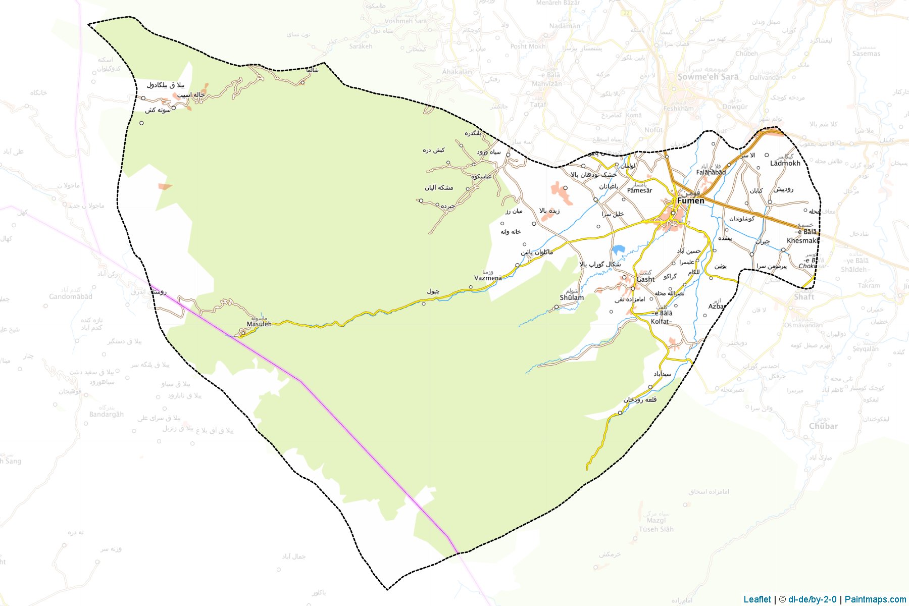 Fuman (Gilan) Map Cropping Samples-1