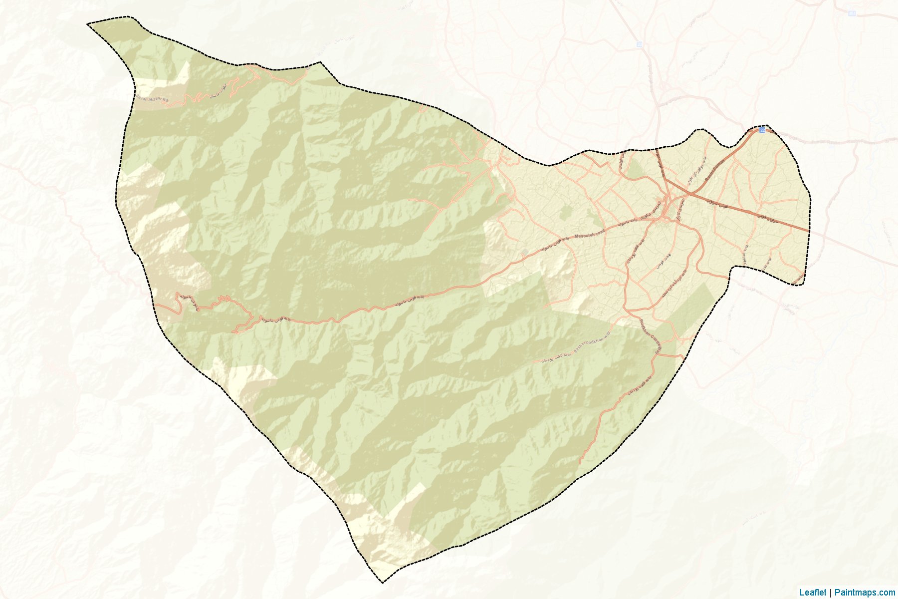 Fumen şehristanı (Gilan Eyaleti) Haritası Örnekleri-2