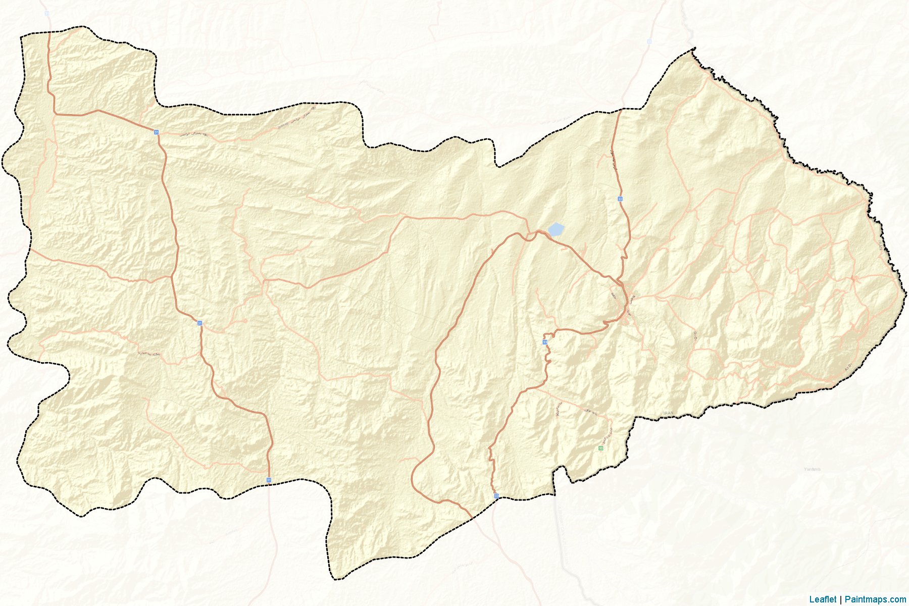 Muestras de recorte de mapas Garmi (Ardebil)-2