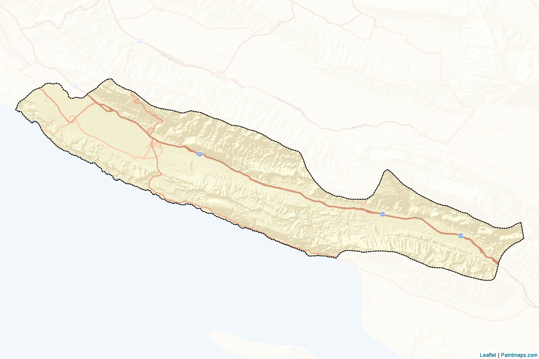 Muestras de recorte de mapas Gavbandi (Hormozgan)-2