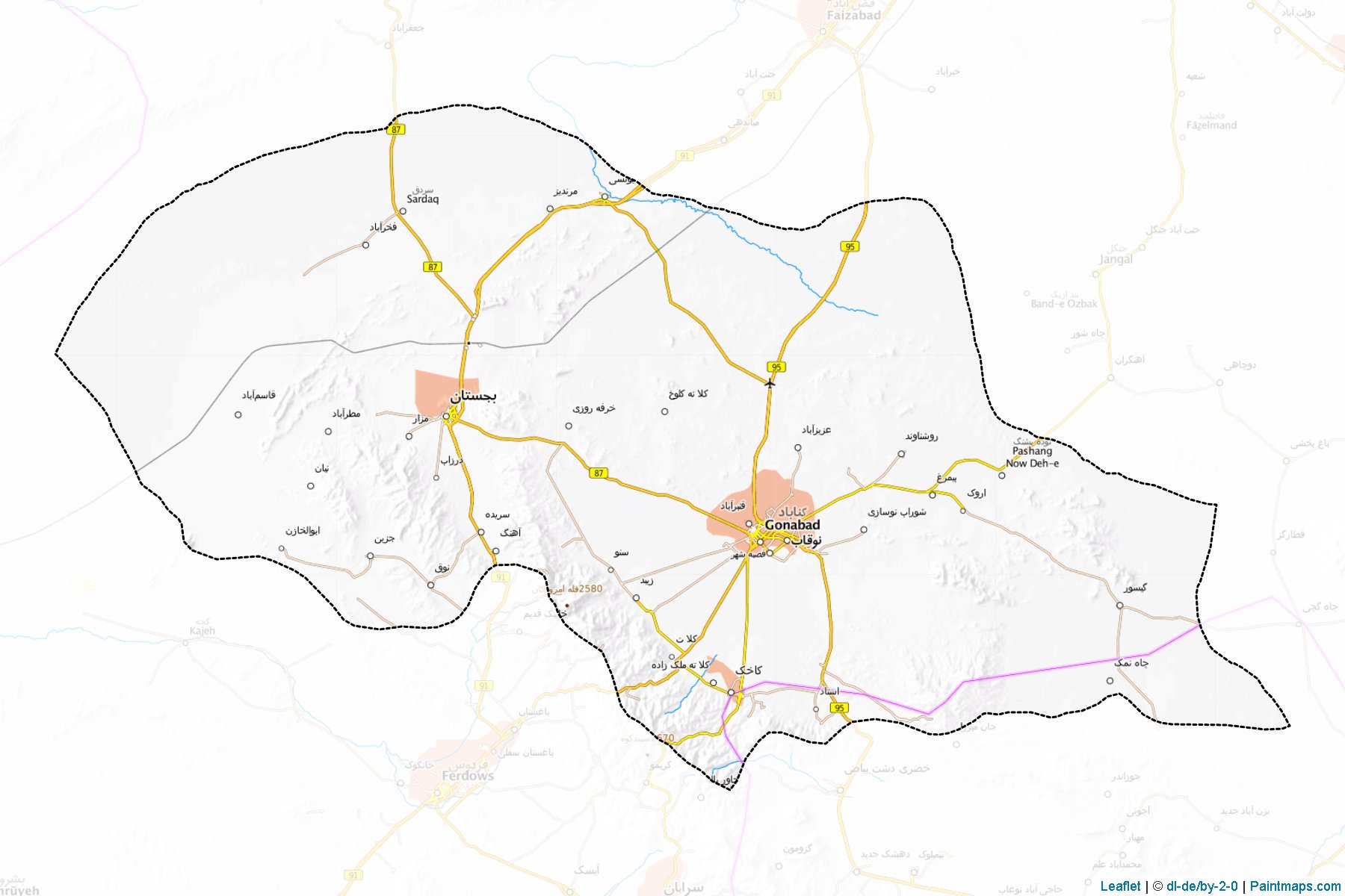 Muestras de recorte de mapas Gonabad (Razavi Khorasan)-1