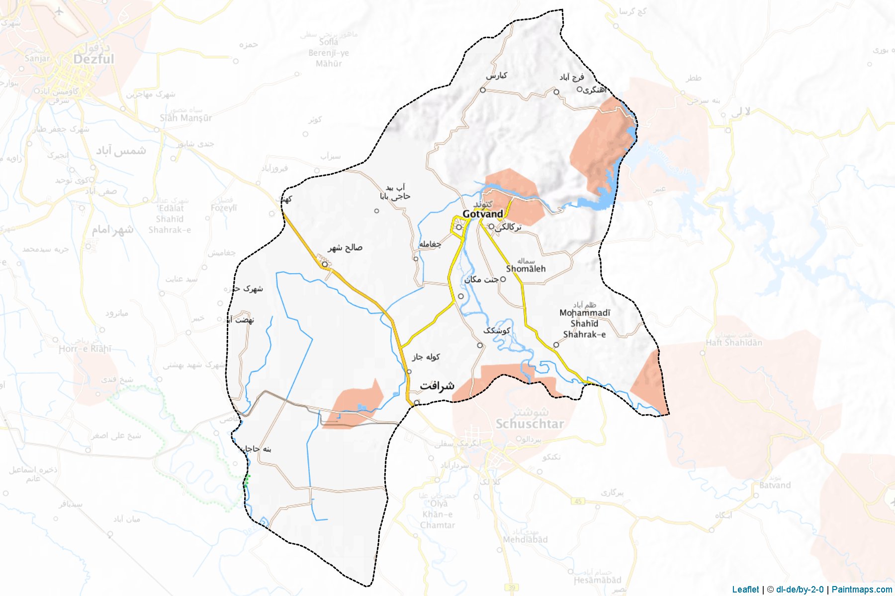 Gotvand (Khuzestan) Map Cropping Samples-1