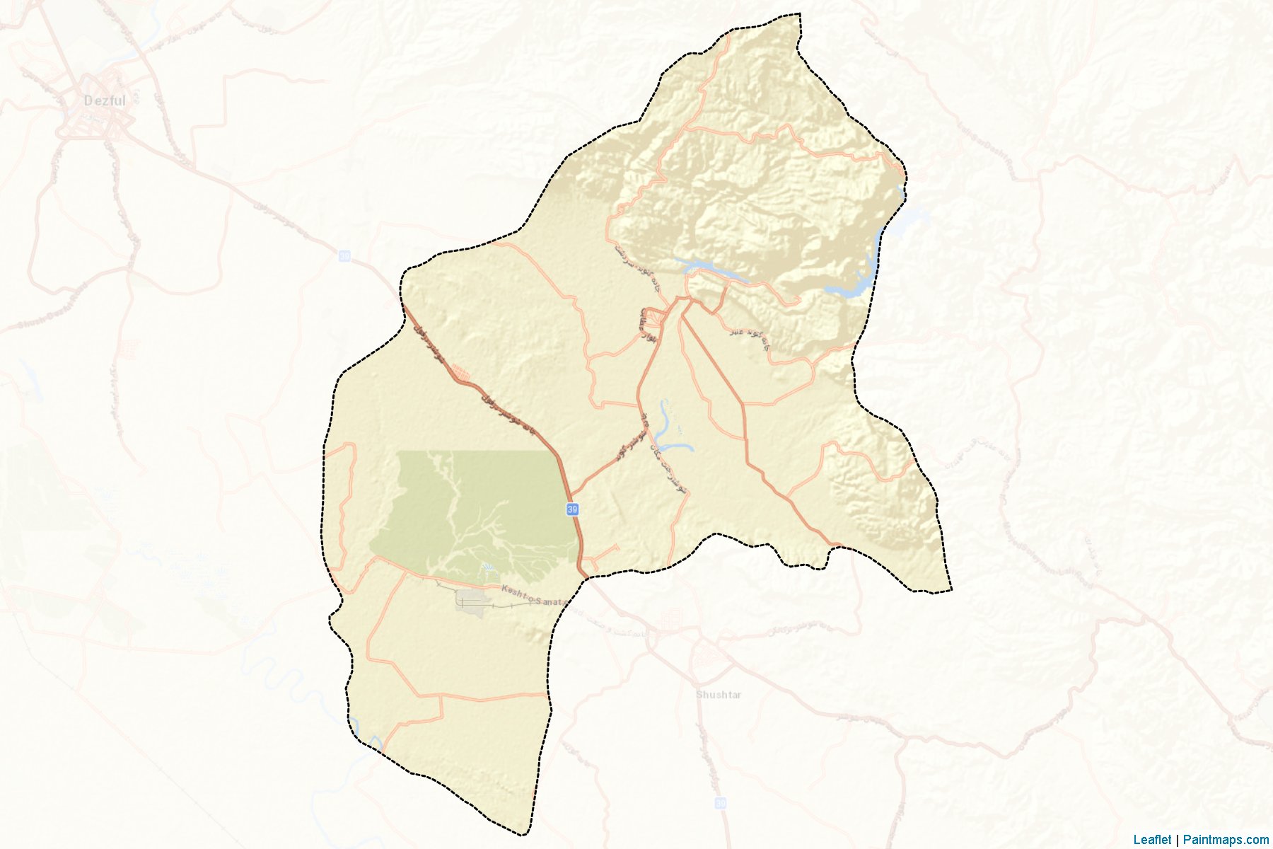 Gotvand (Khuzestan) Map Cropping Samples-2