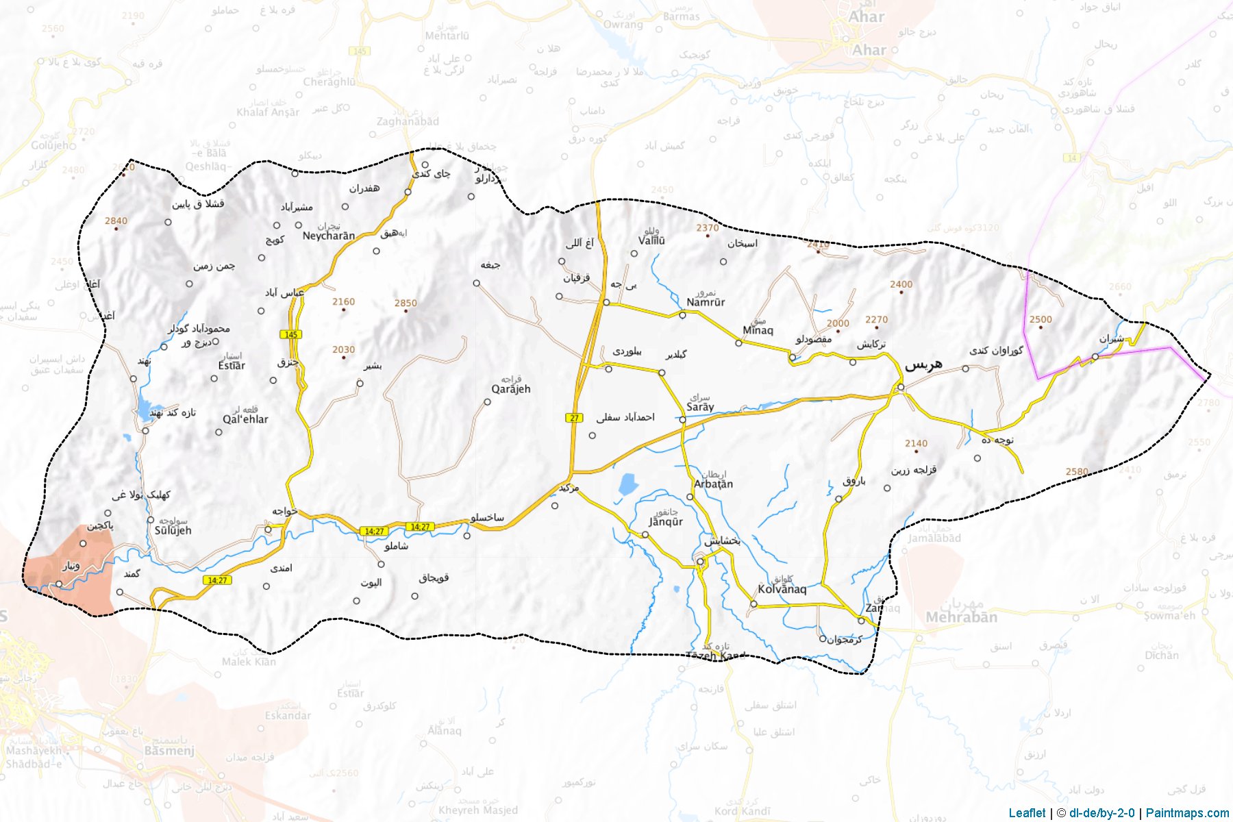 Haris (Azarbayjan-e Sharqi) Map Cropping Samples-1