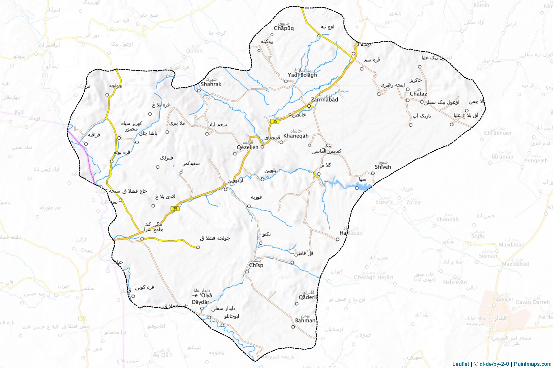 Ijerud (Zencan Eyaleti) Haritası Örnekleri-1