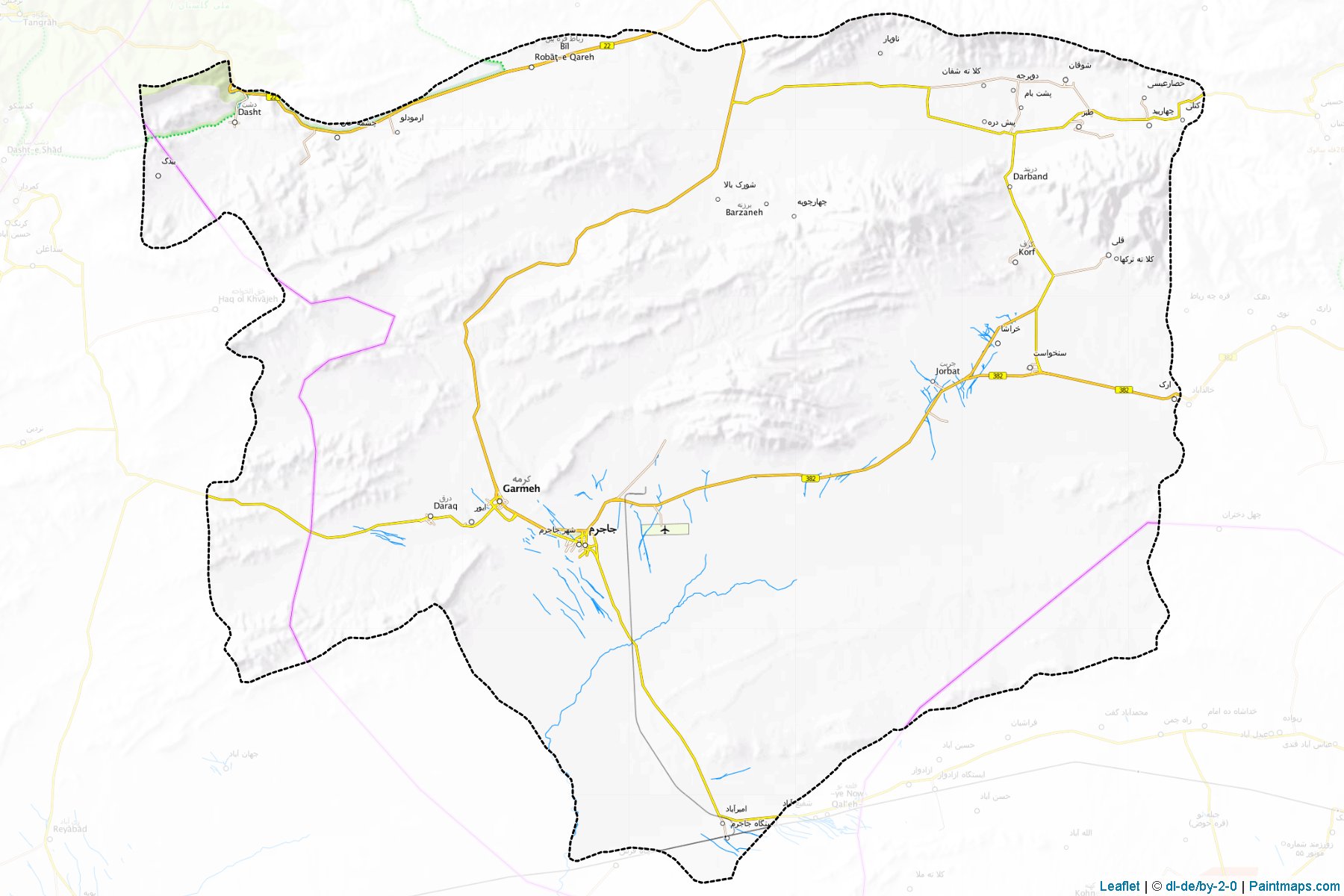 Jajarm (Razavi Khorasan) Map Cropping Samples-1