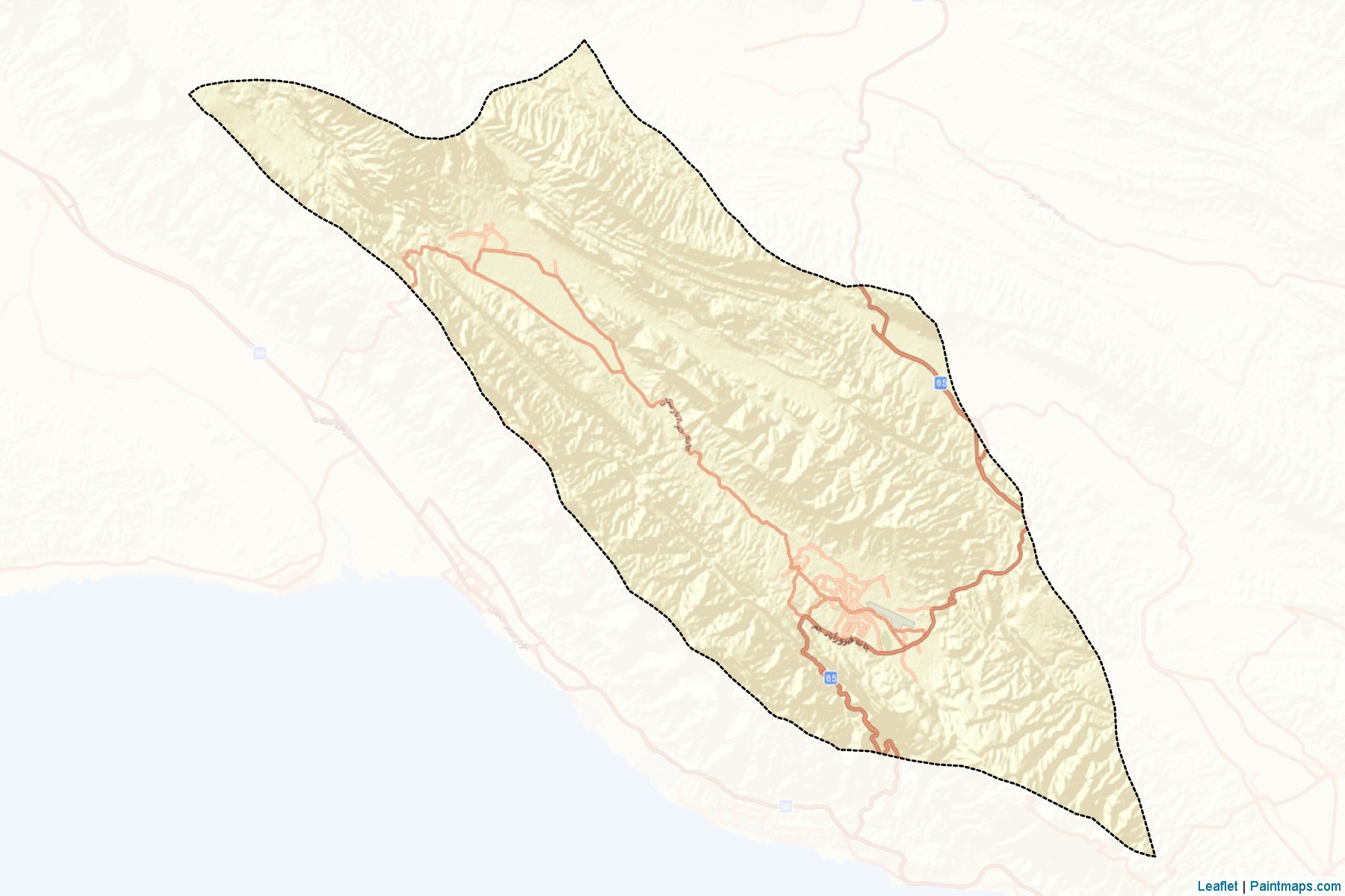 Muestras de recorte de mapas Jam (Bushehr)-2