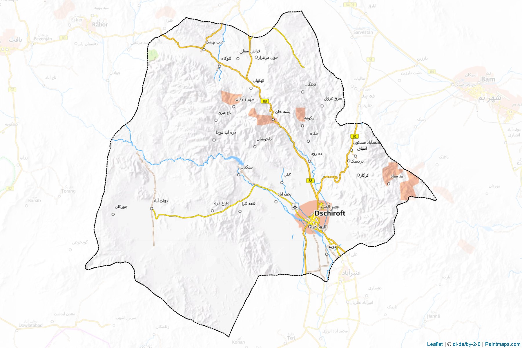 Muestras de recorte de mapas Jiroft (Kerman)-1