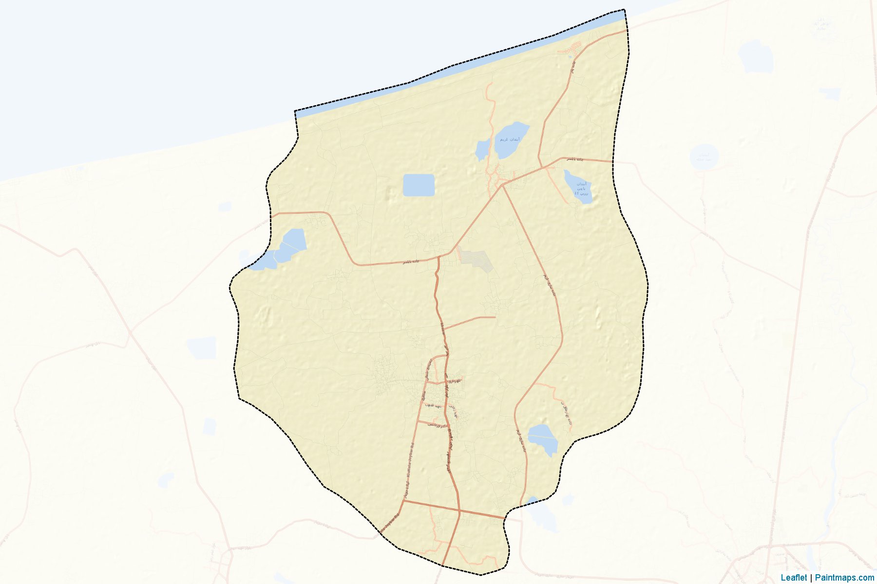 Juybar (Mazandaran) Map Cropping Samples-2