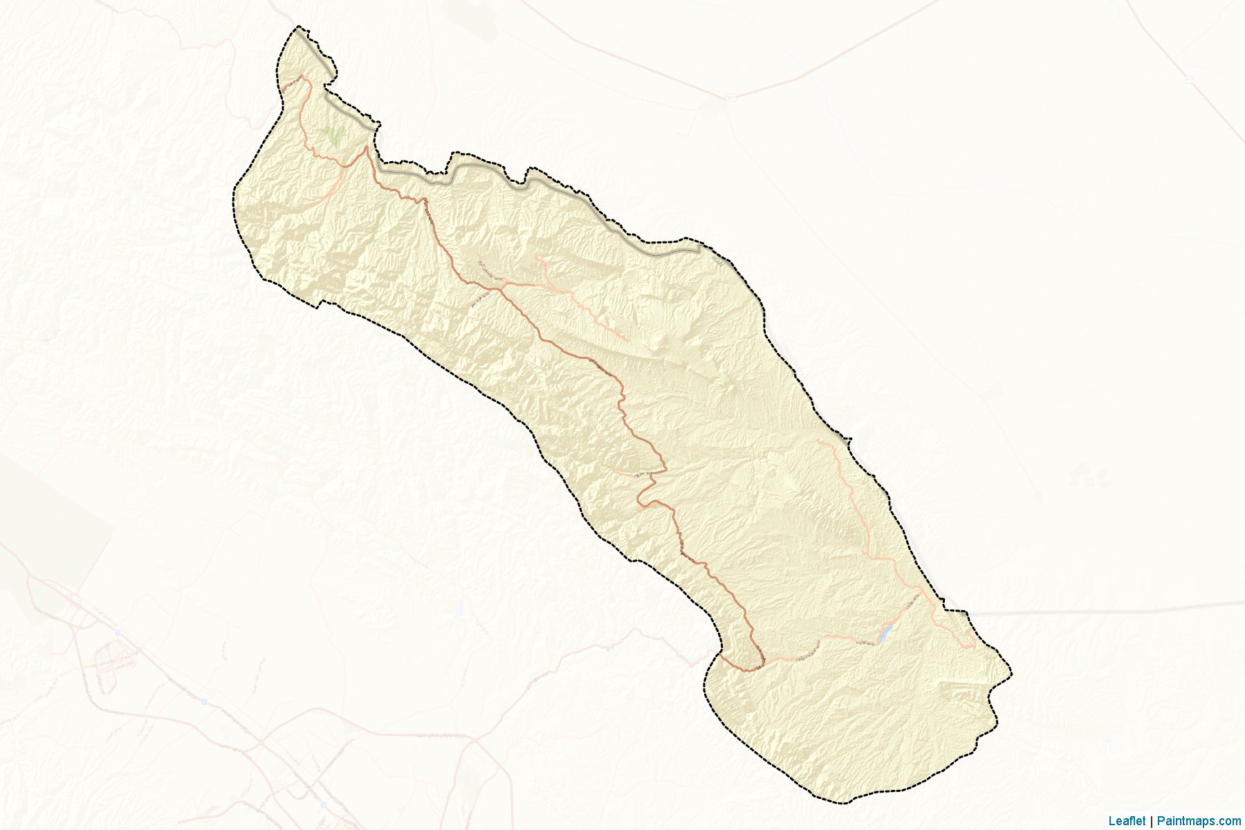 Muestras de recorte de mapas Kalat (Razavi Khorasan)-2