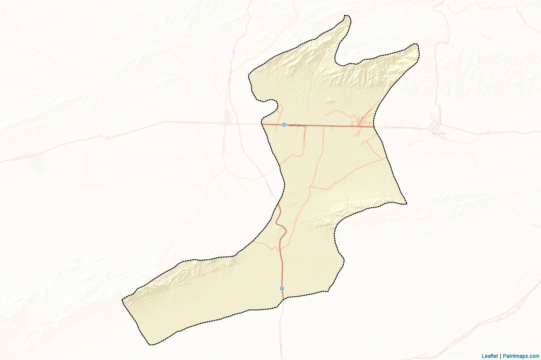 Khalil Abad (Khorasan) Map Cropping Samples-2