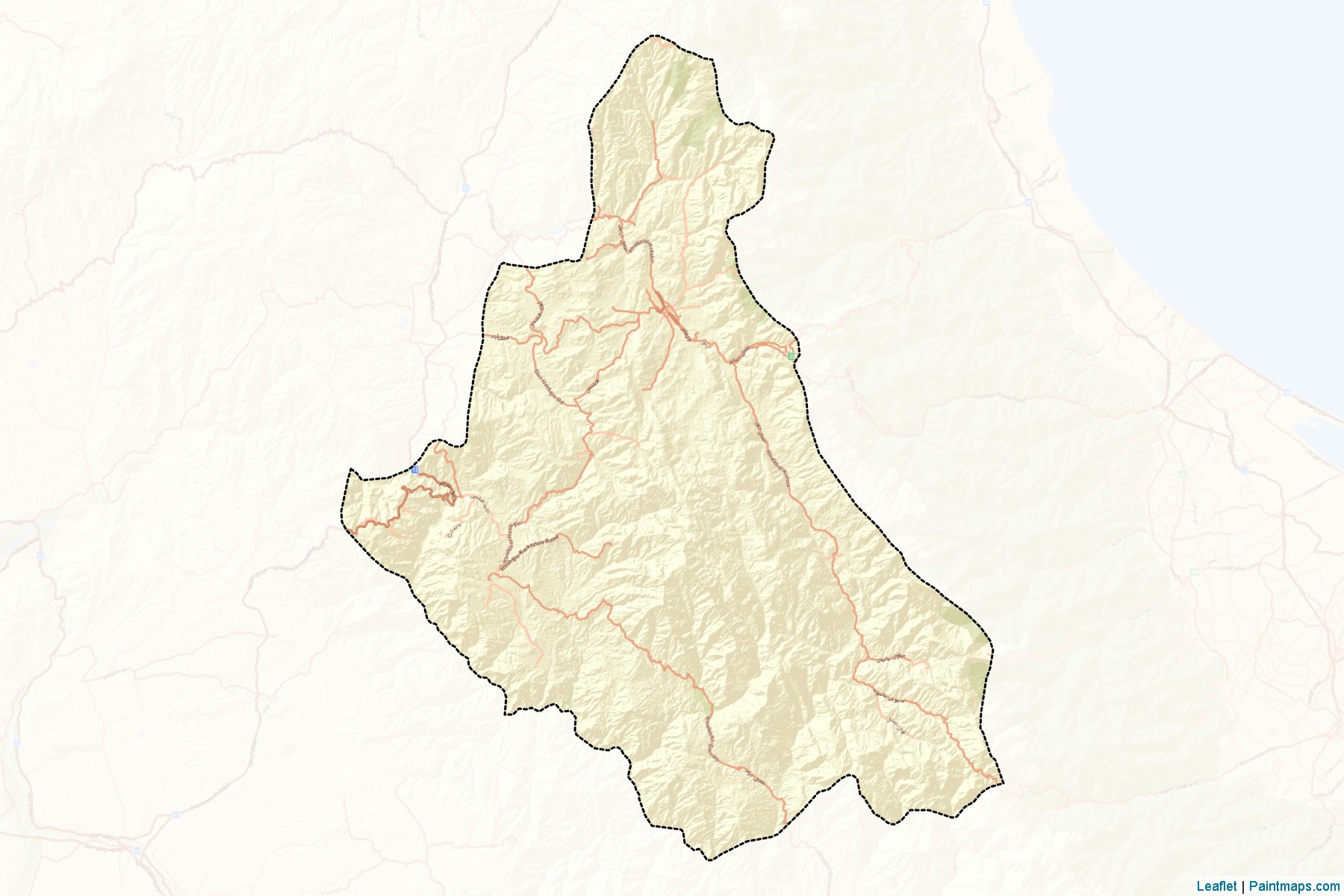 Khalkhal (Ardabil) Map Cropping Samples-2