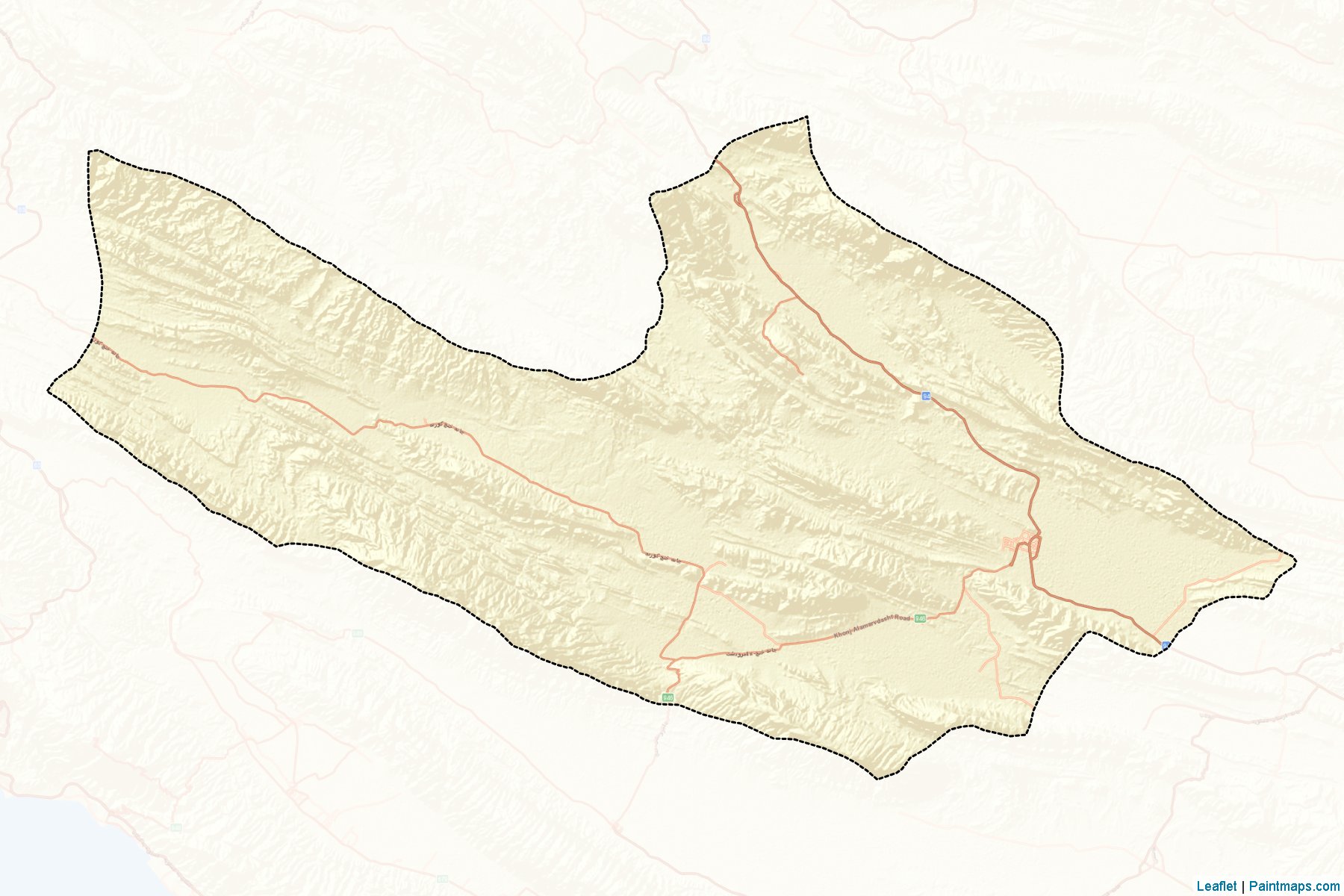 Honc (Fars Eyaleti) Haritası Örnekleri-2