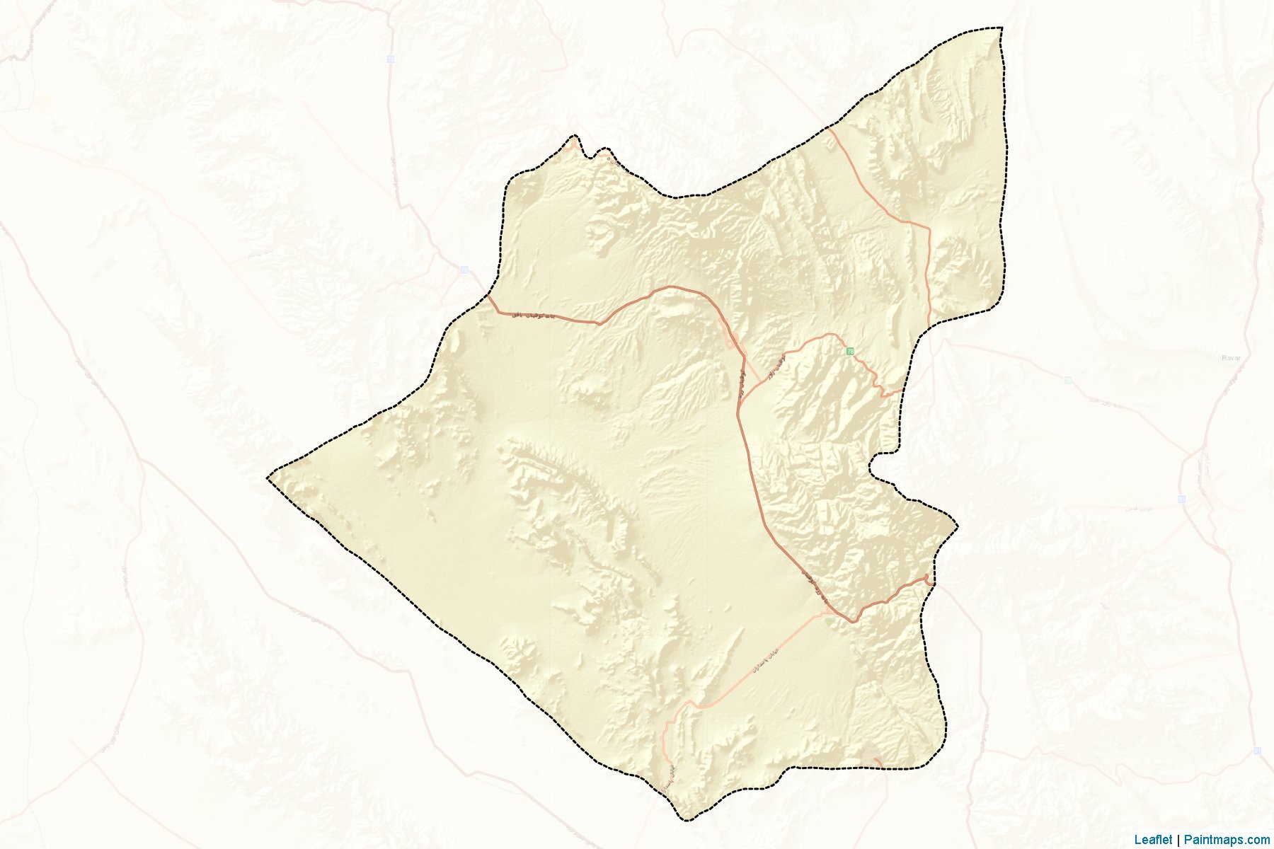 Kohbonan (Kerman) Map Cropping Samples-2