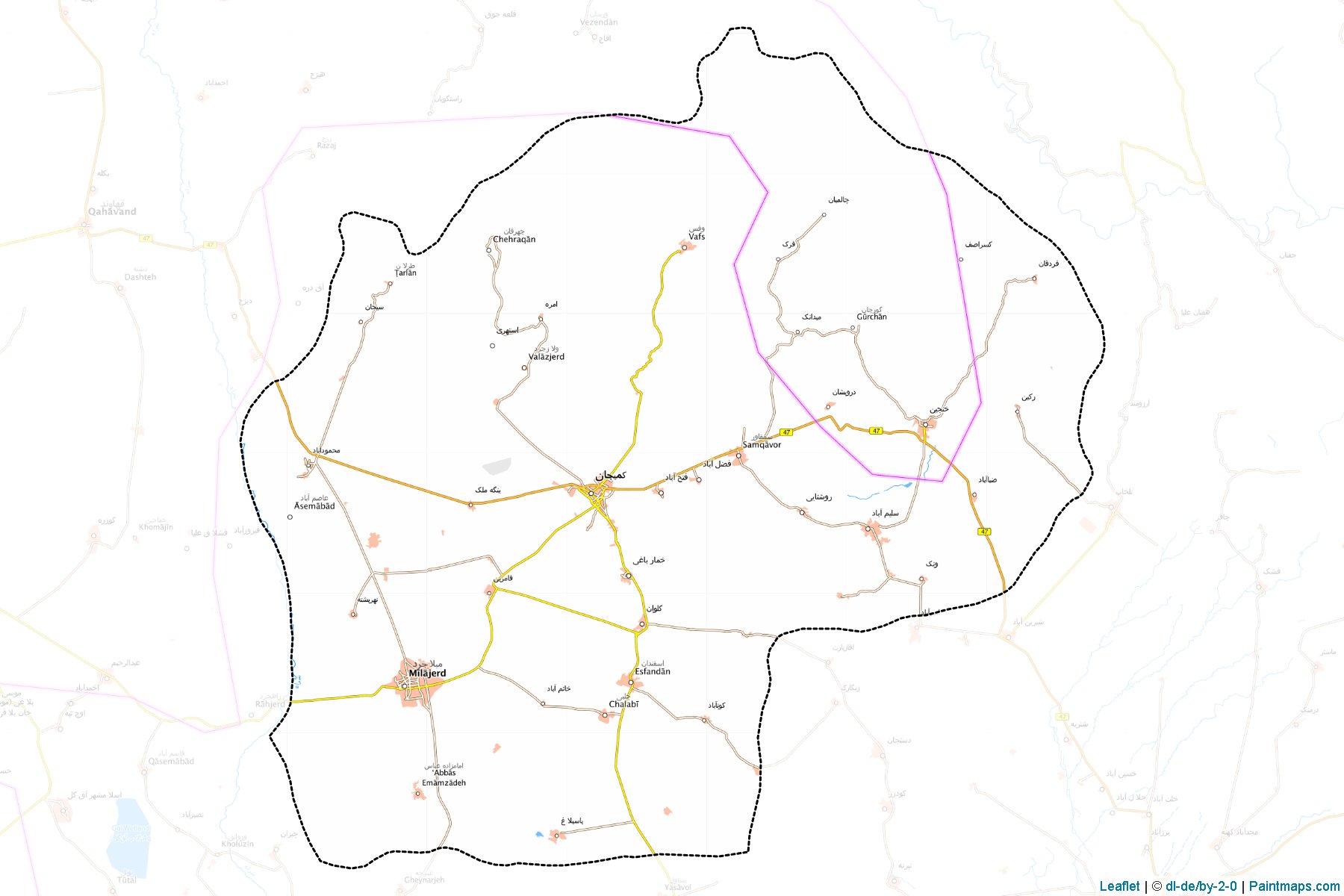 Komeijan (Markazi) Map Cropping Samples-1