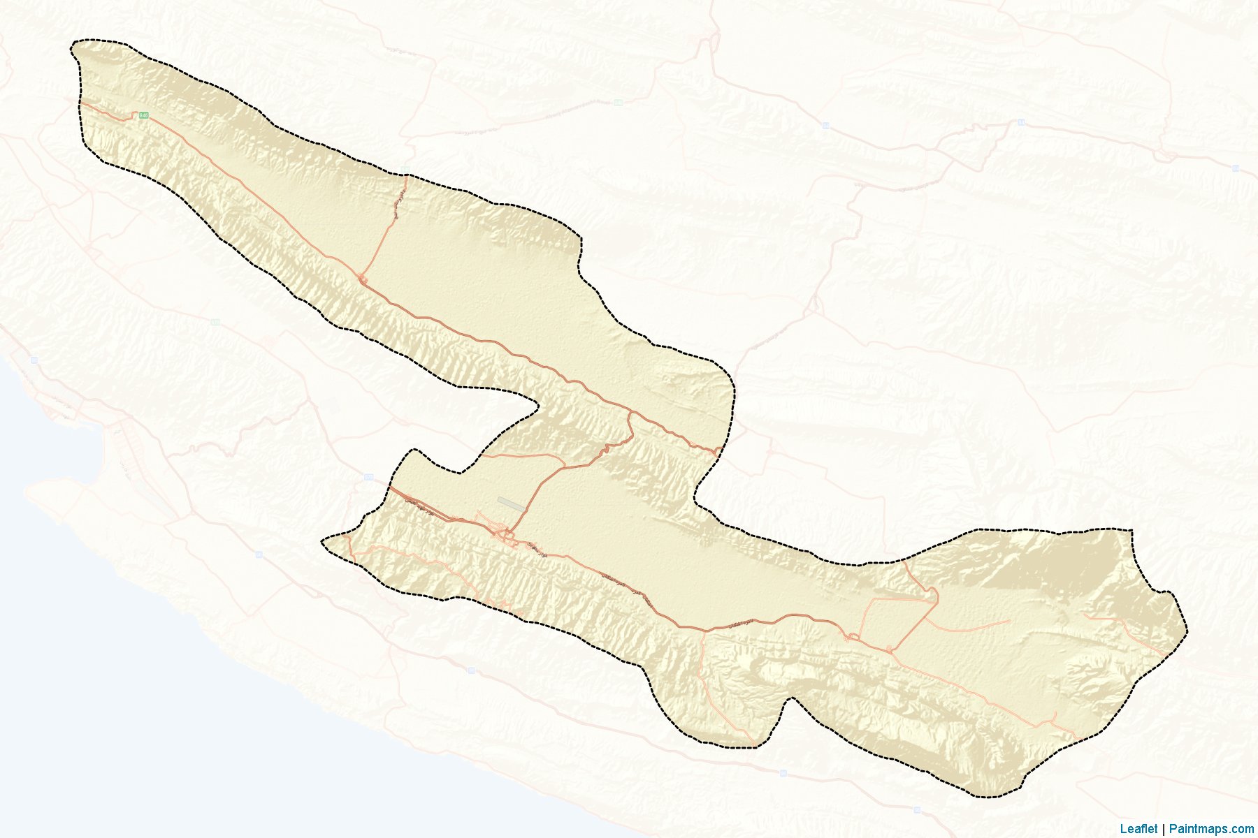 Lamard (Fars) Map Cropping Samples-2