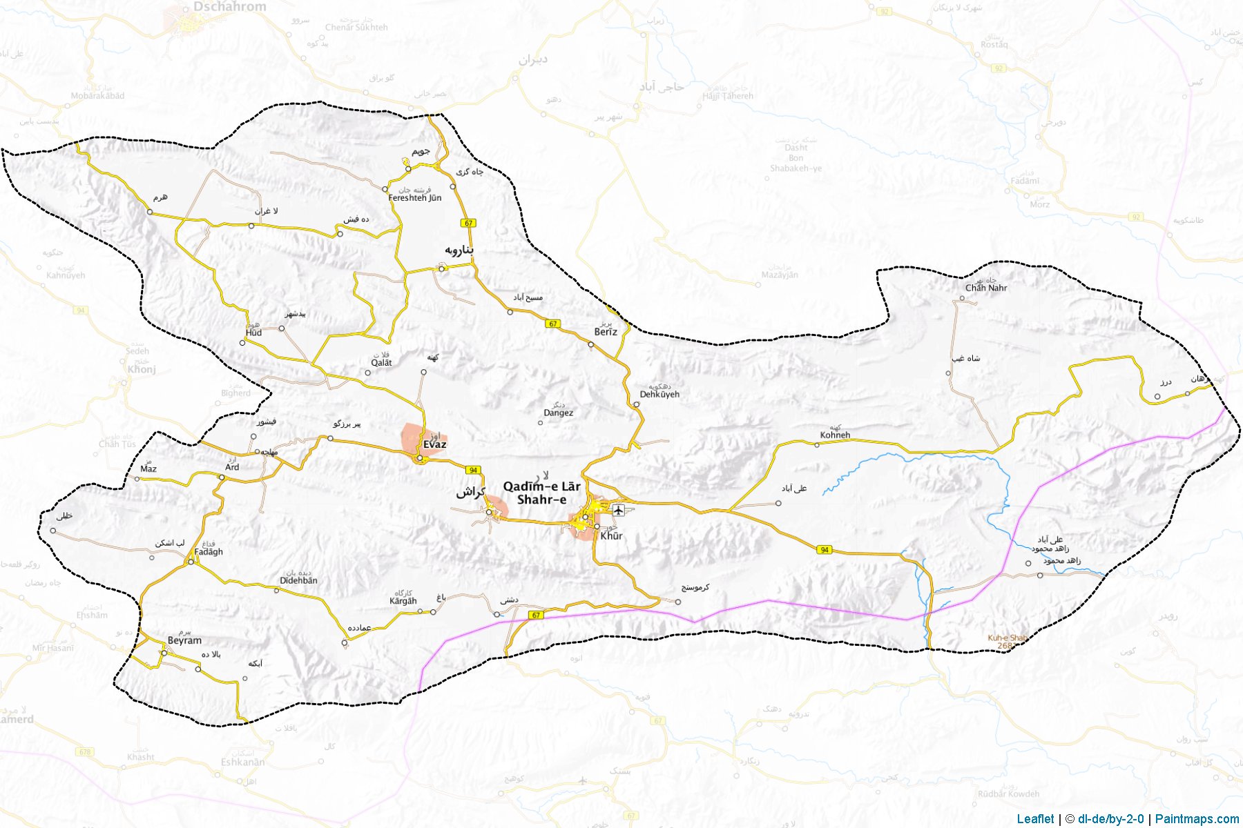 Larestan (Fars) Map Cropping Samples-1