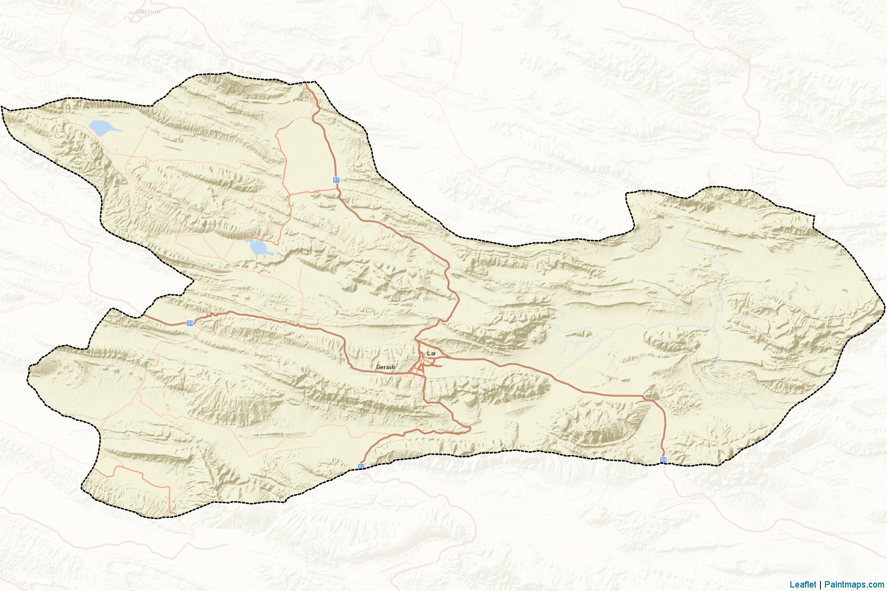 Larestan (Fars) Map Cropping Samples-2