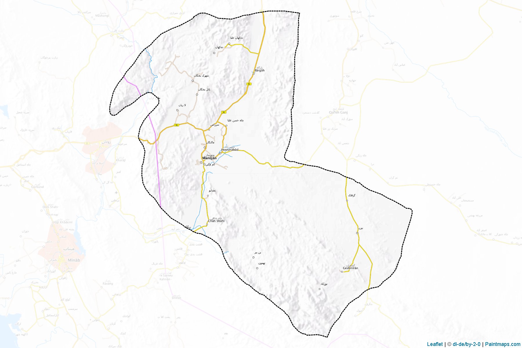 Manujan (Kerman) Map Cropping Samples-1