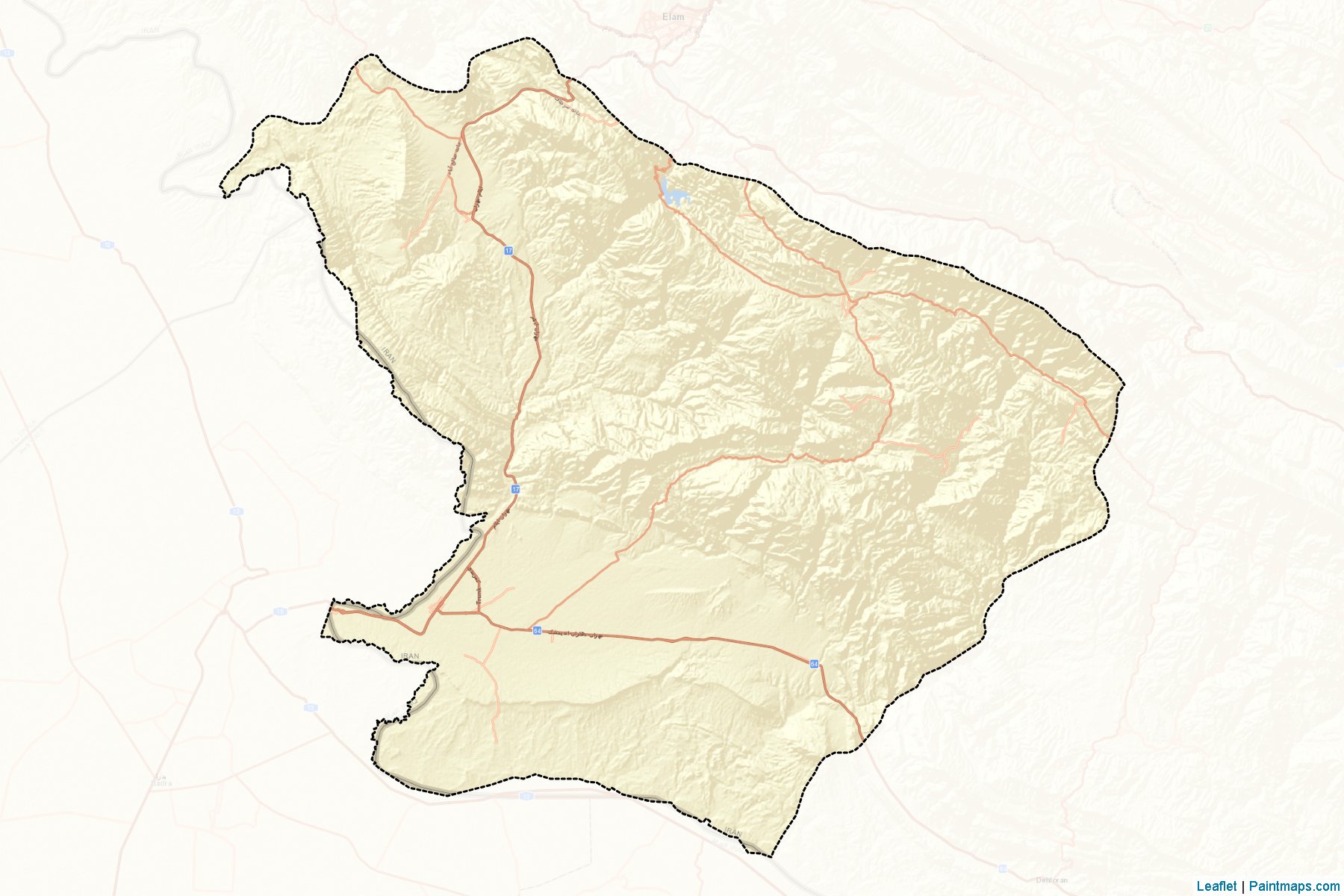 Mehran (Ilam) Map Cropping Samples-2