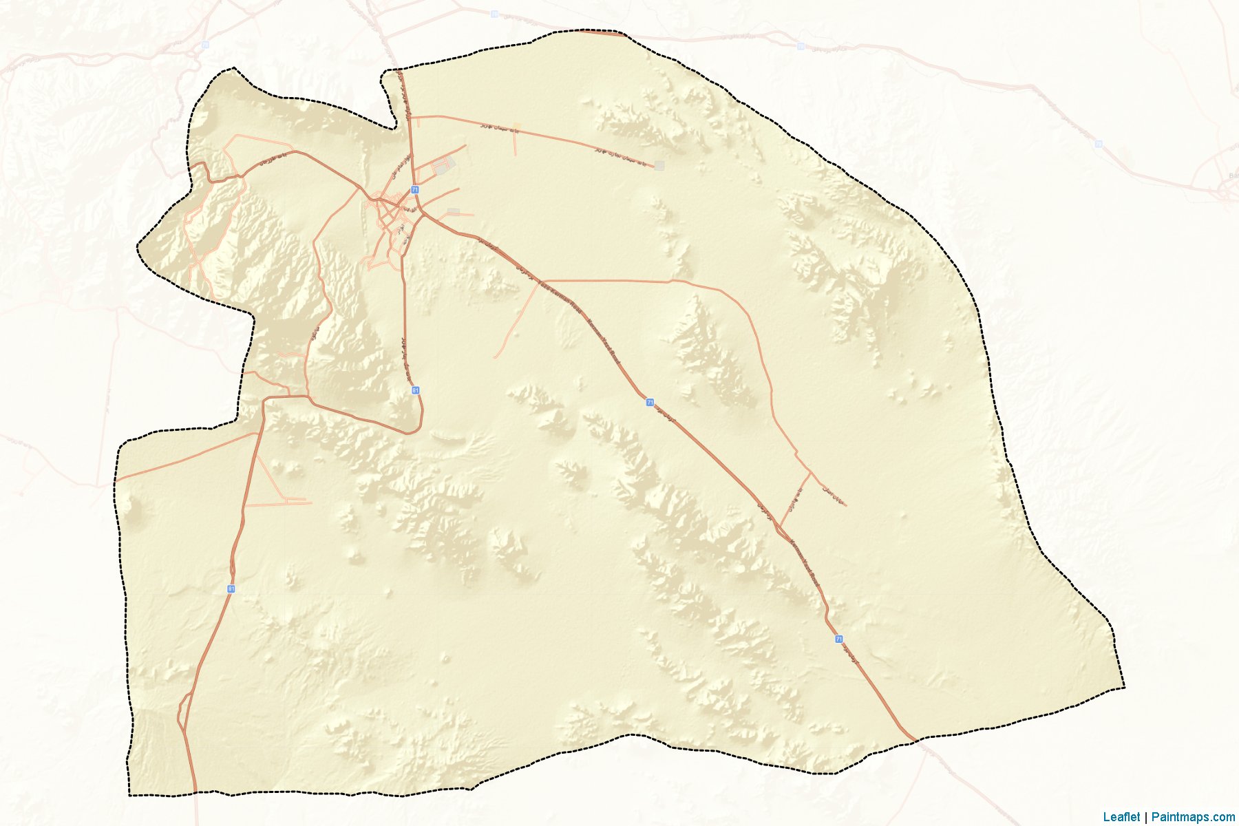 Mehriz (Yazd) Map Cropping Samples-2