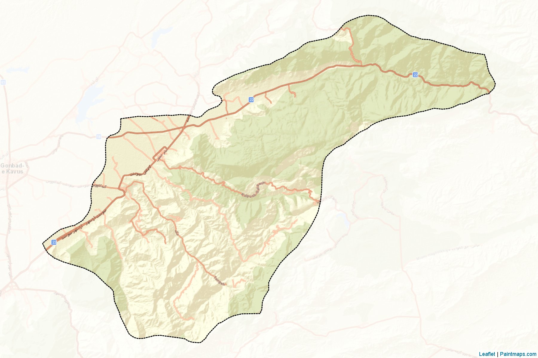 Minudeşt (Gülistan Eyaleti) Haritası Örnekleri-2