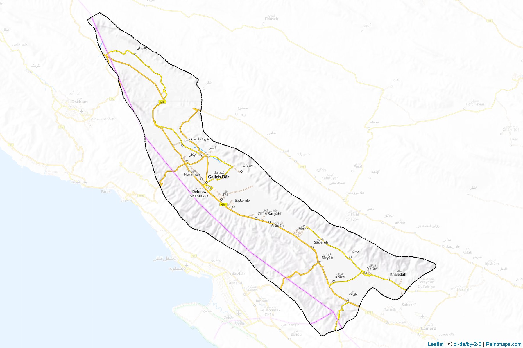 Muestras de recorte de mapas Mohr (Fars)-1