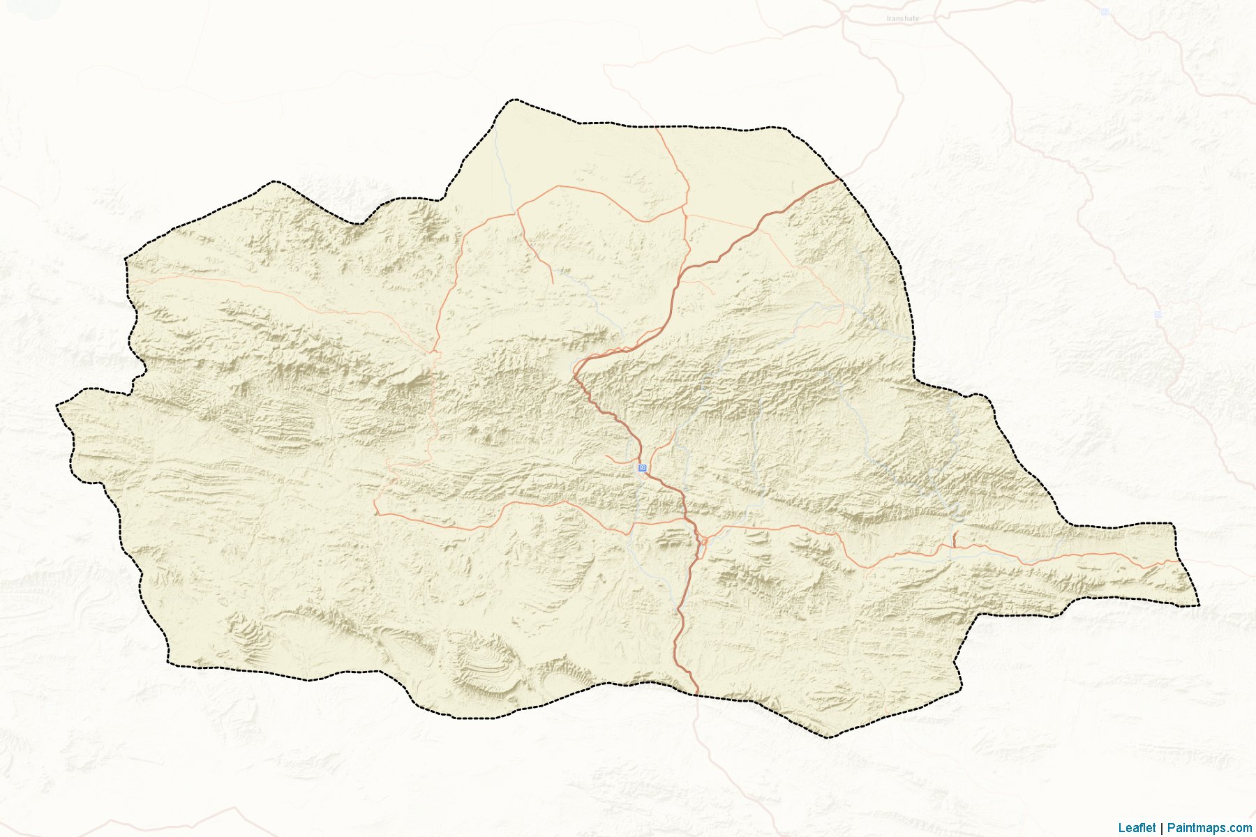 Nikshahr (Sistan va Baluchestan) Map Cropping Samples-2