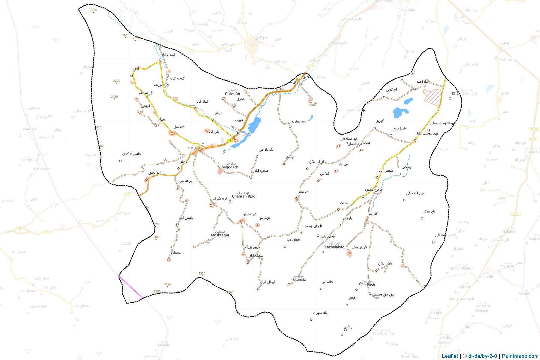 Neer (Erdebil Eyaleti) Haritası Örnekleri-1