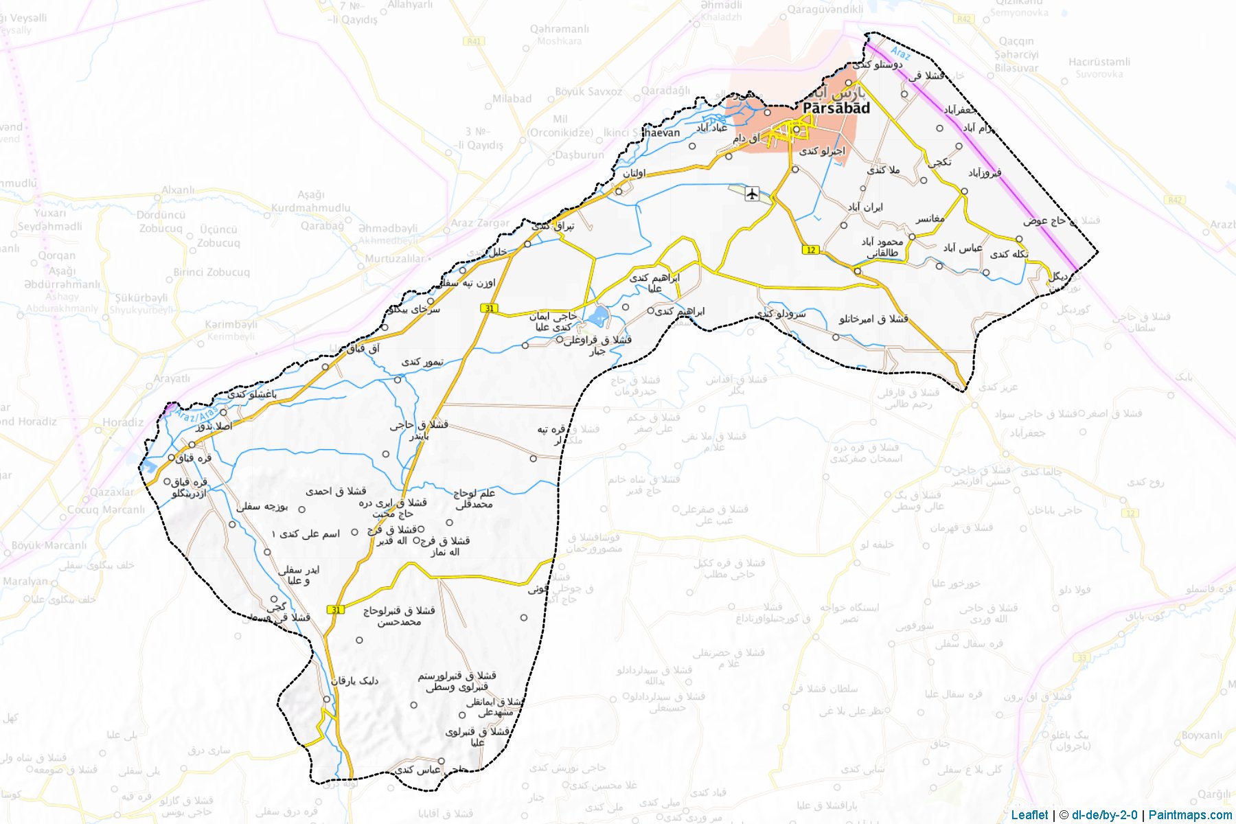 Parsabad (Ardabil) Map Cropping Samples-1