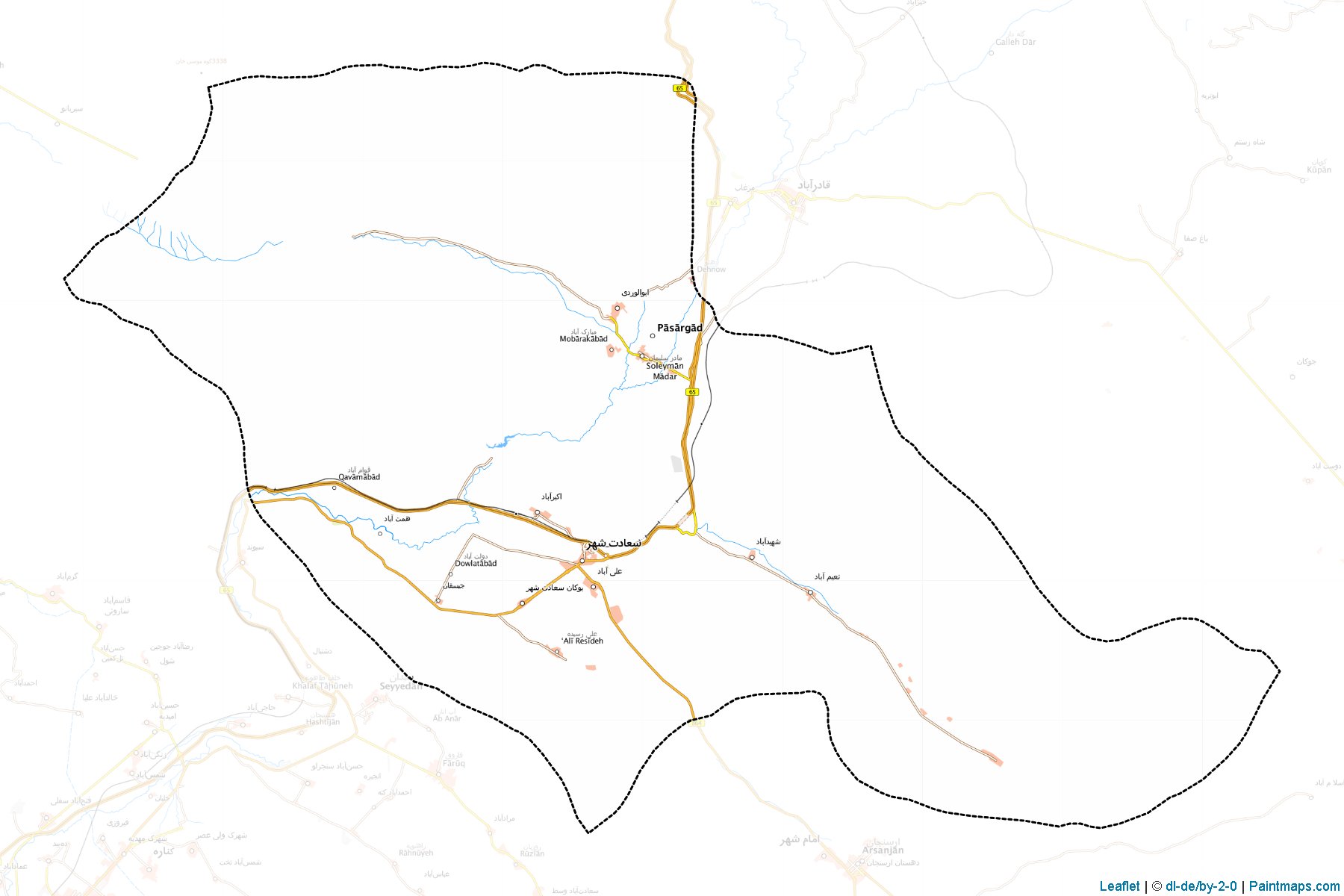 Pasargad (Fars) Map Cropping Samples-1