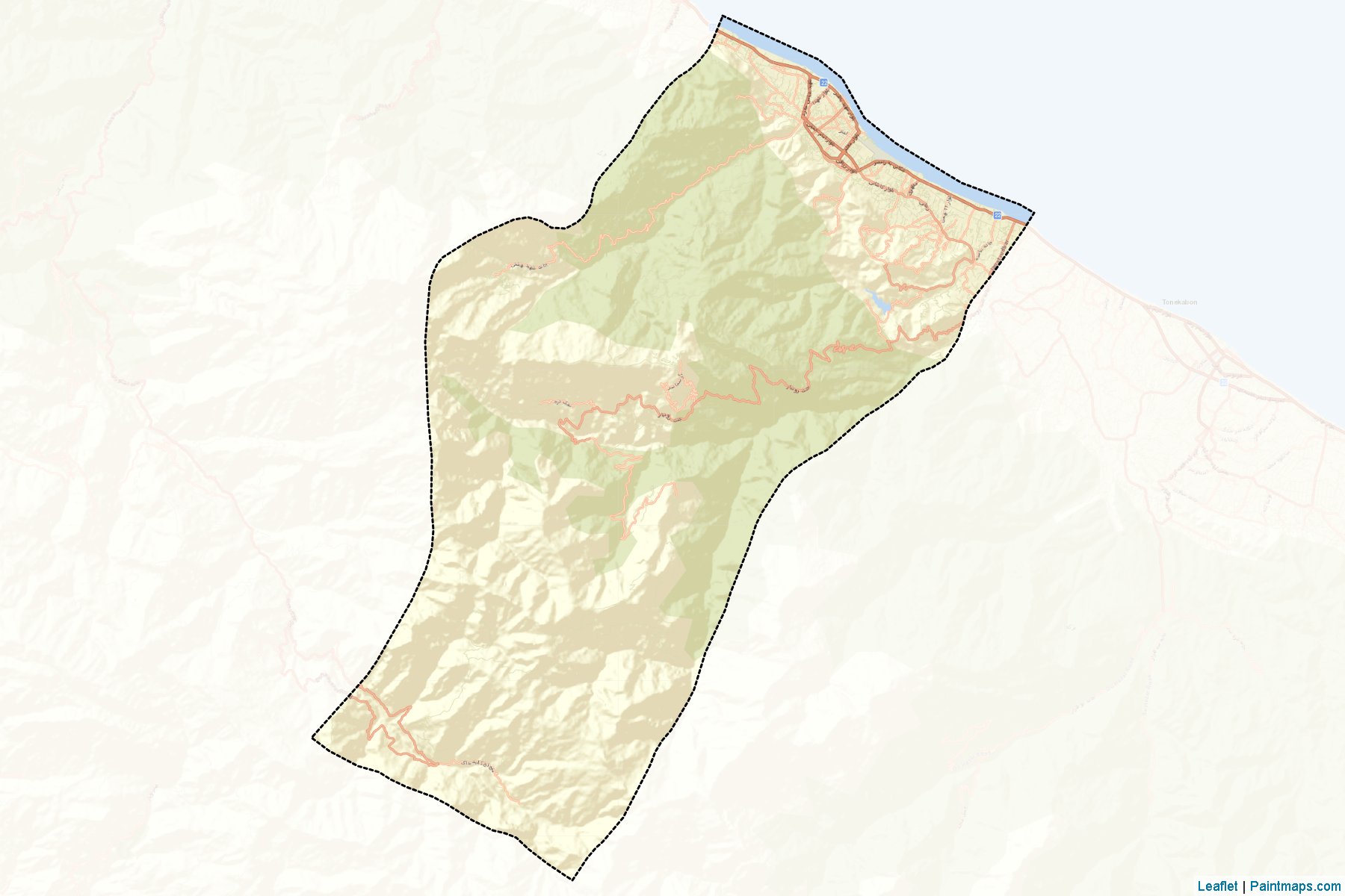 Ramsar (Mazandaran) Map Cropping Samples-2