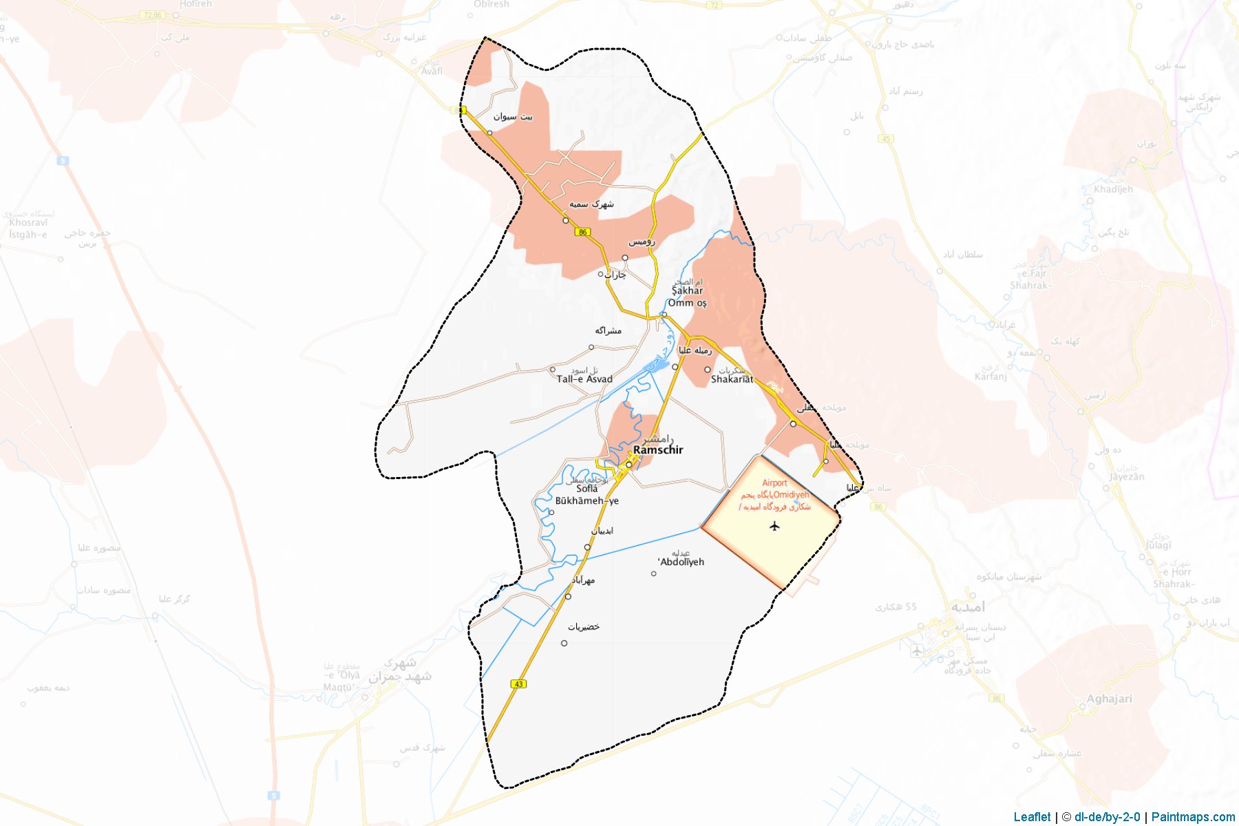 Ramshir (Khuzestan) Map Cropping Samples-1