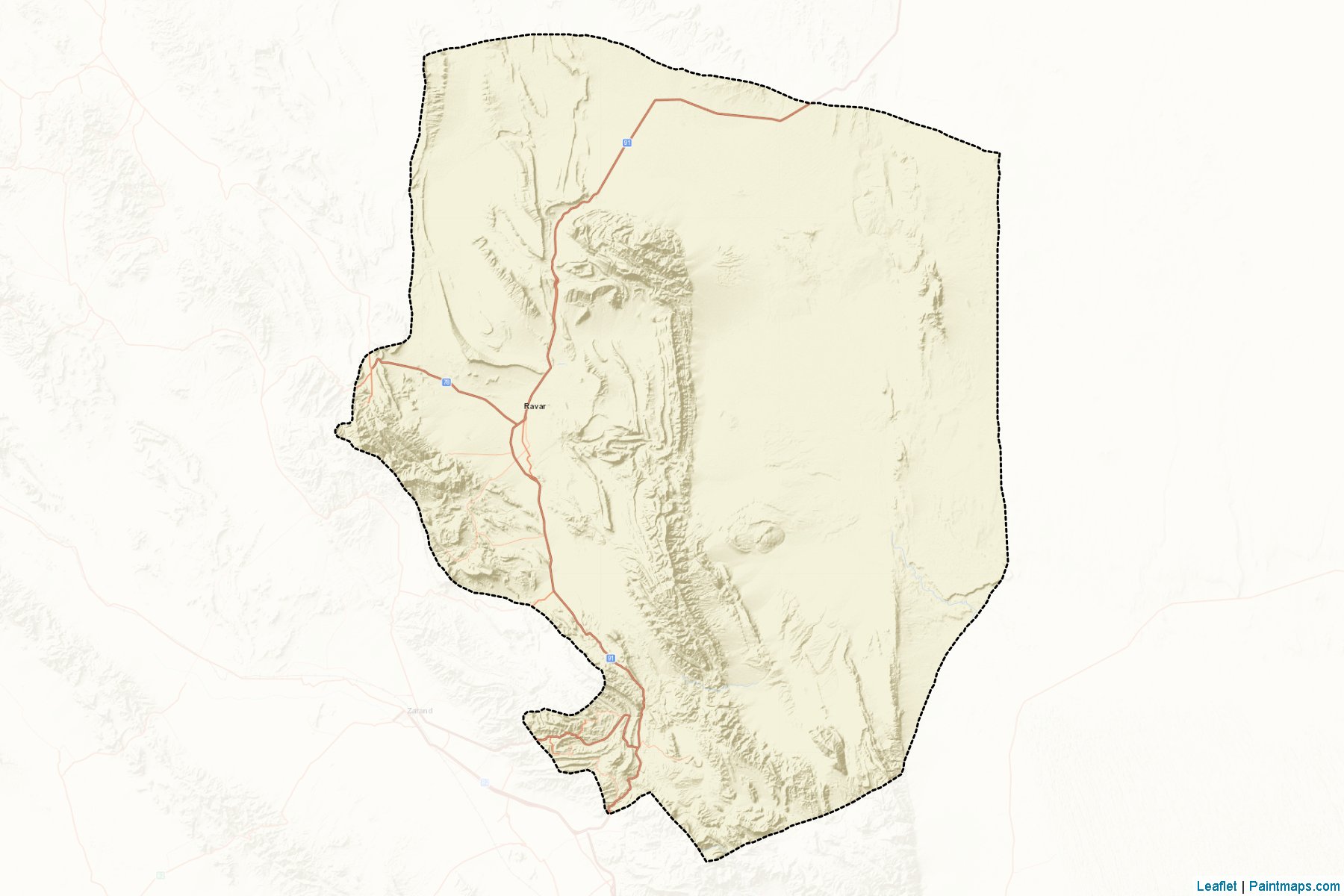 Ravar (Kerman) Map Cropping Samples-2