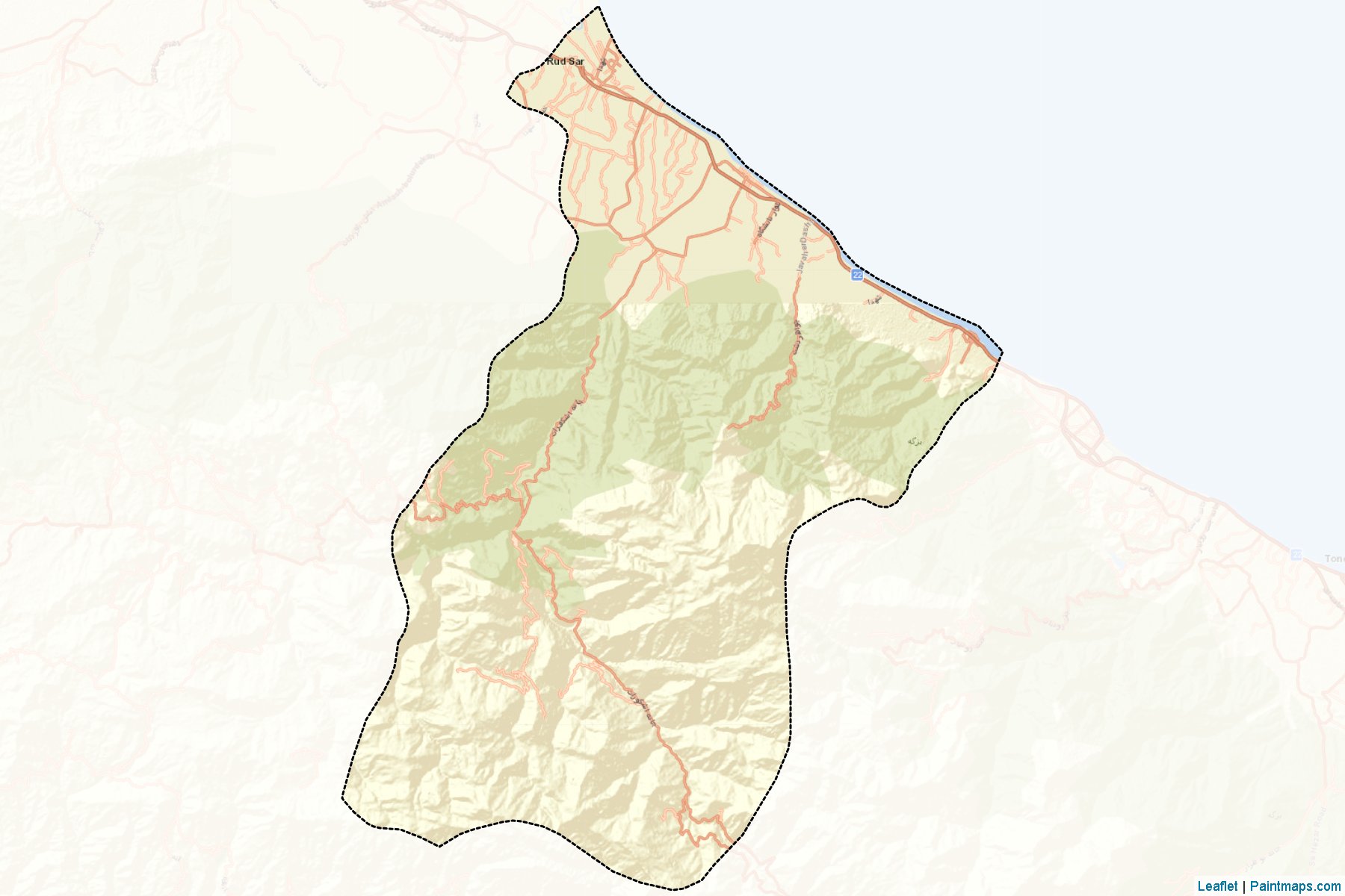 Rudsar (Gilan) Map Cropping Samples-2