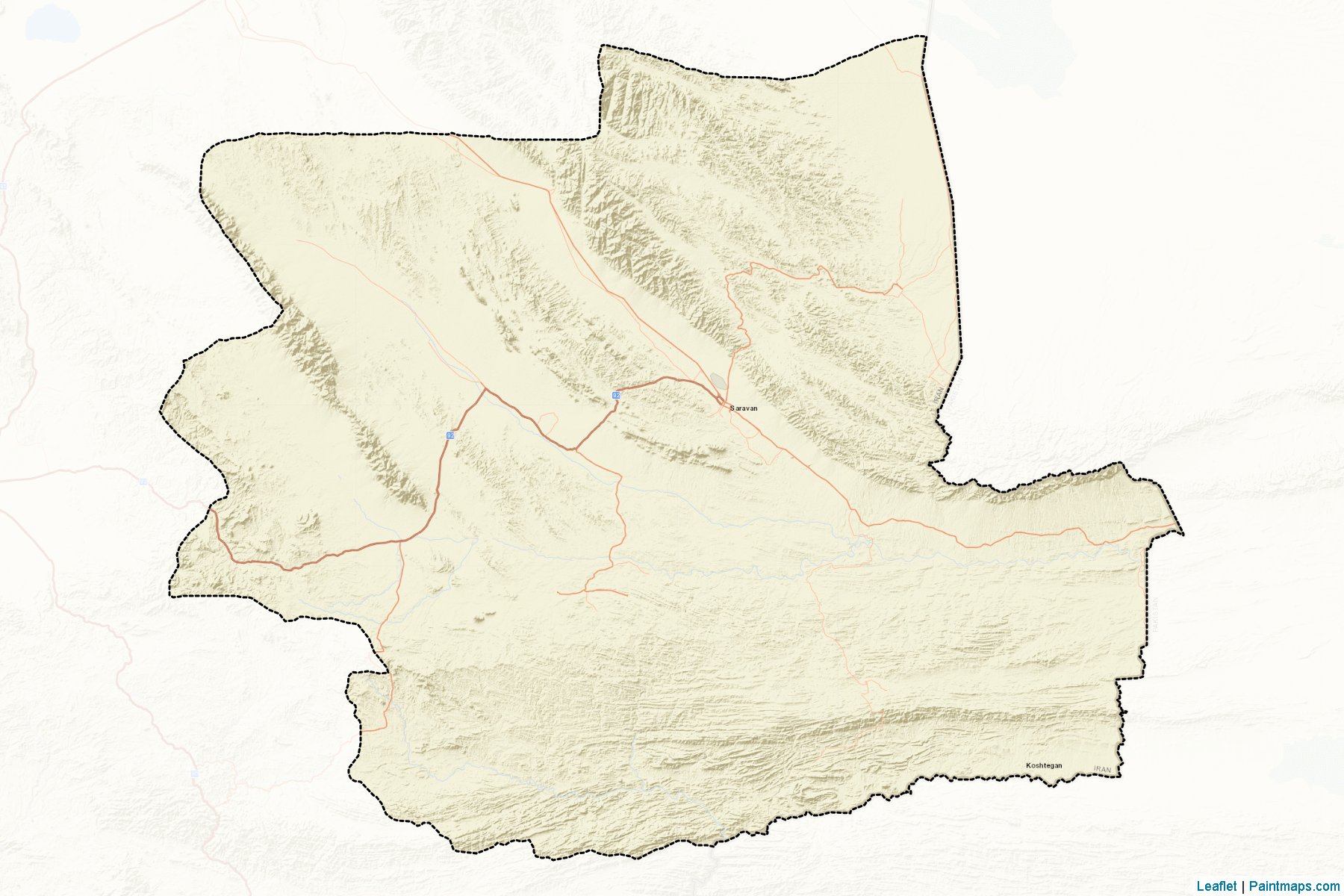 Seravan şehristanı (Sistan ve Belucistan Eyaleti) Haritası Örnekleri-2