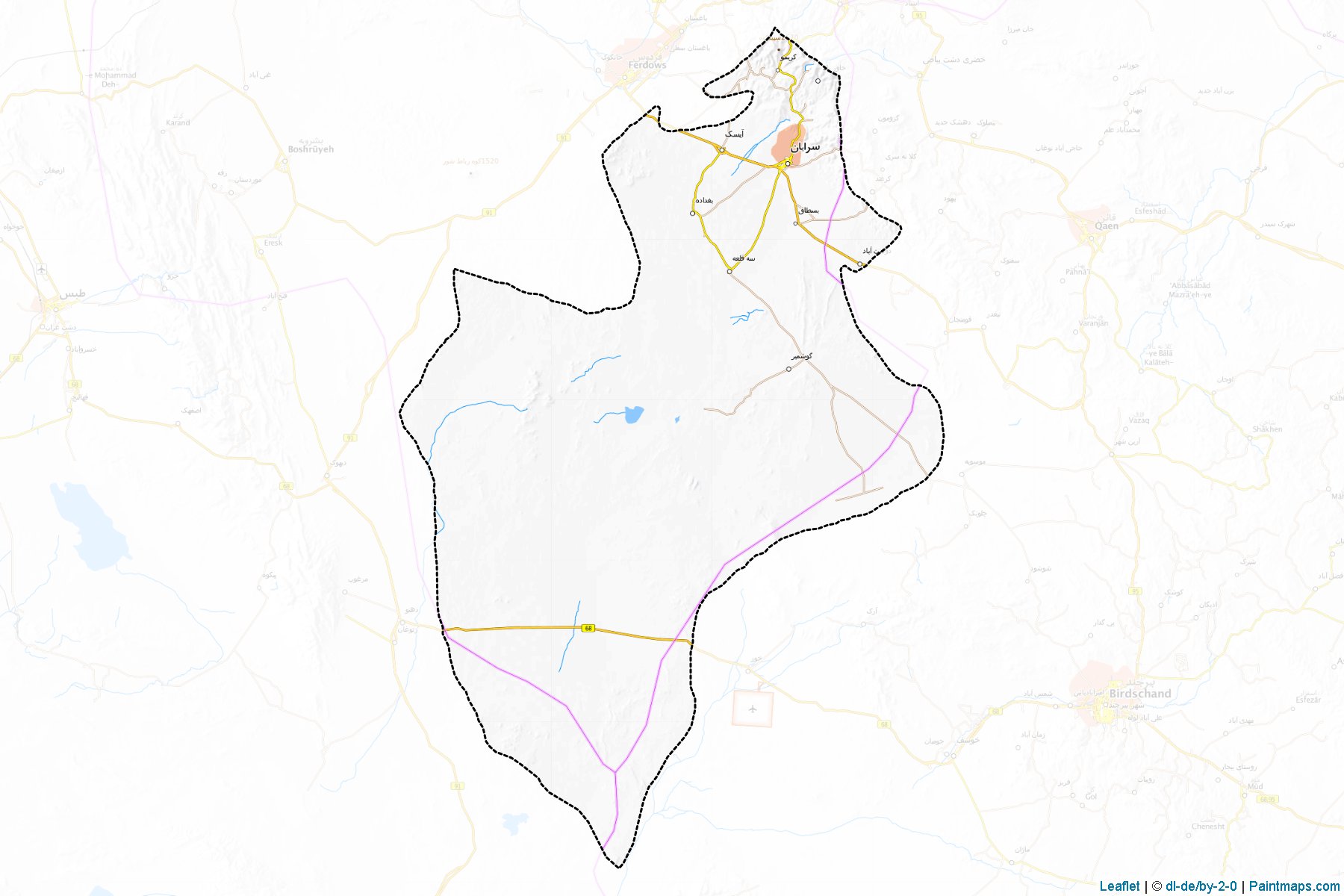 Sarayan (South Khorasan) Map Cropping Samples-1