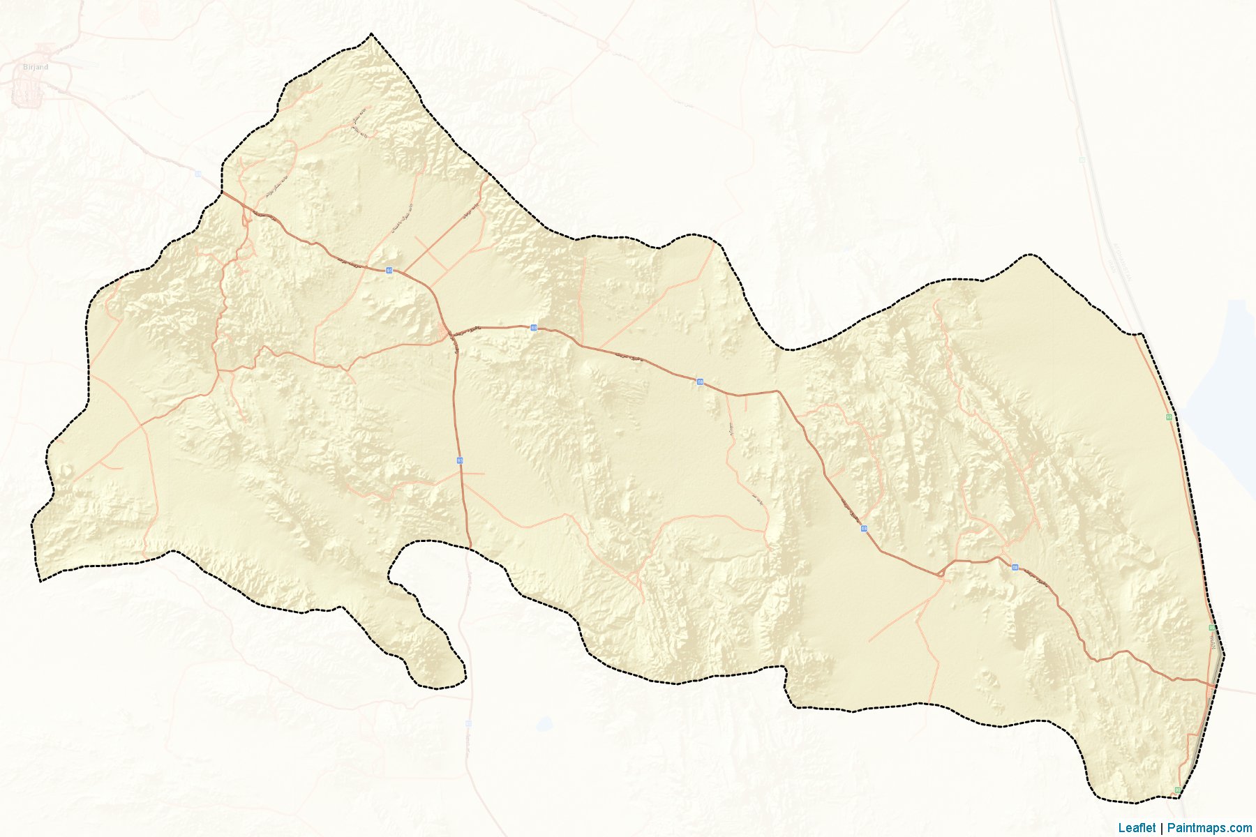 Sarbisheh (South Khorasan) Map Cropping Samples-2