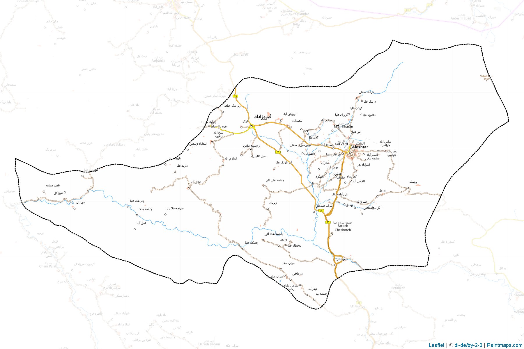 Selseleh (Lorestan) Map Cropping Samples-1