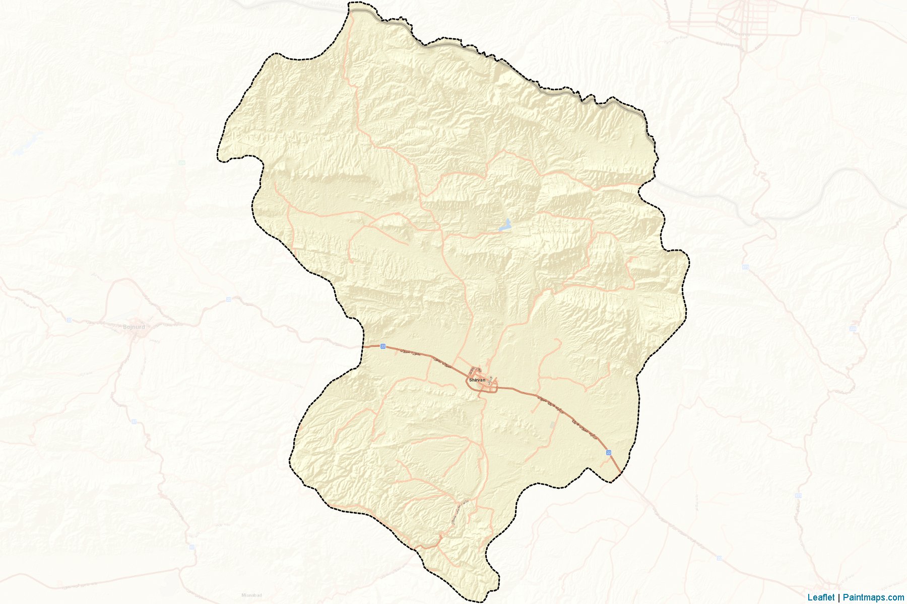 Shirvan (Razavi Khorasan) Map Cropping Samples-2