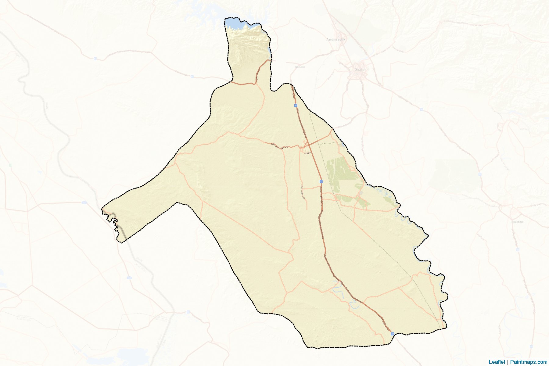 Shush (Khuzestan) Map Cropping Samples-2